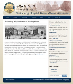 Diseño Web por Samahir Sharif para Boston City Hospital School of Nursing | Diseño: #30163777