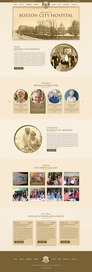 Diseño Web por Titan Eagle para Boston City Hospital School of Nursing | Diseño: #30163128