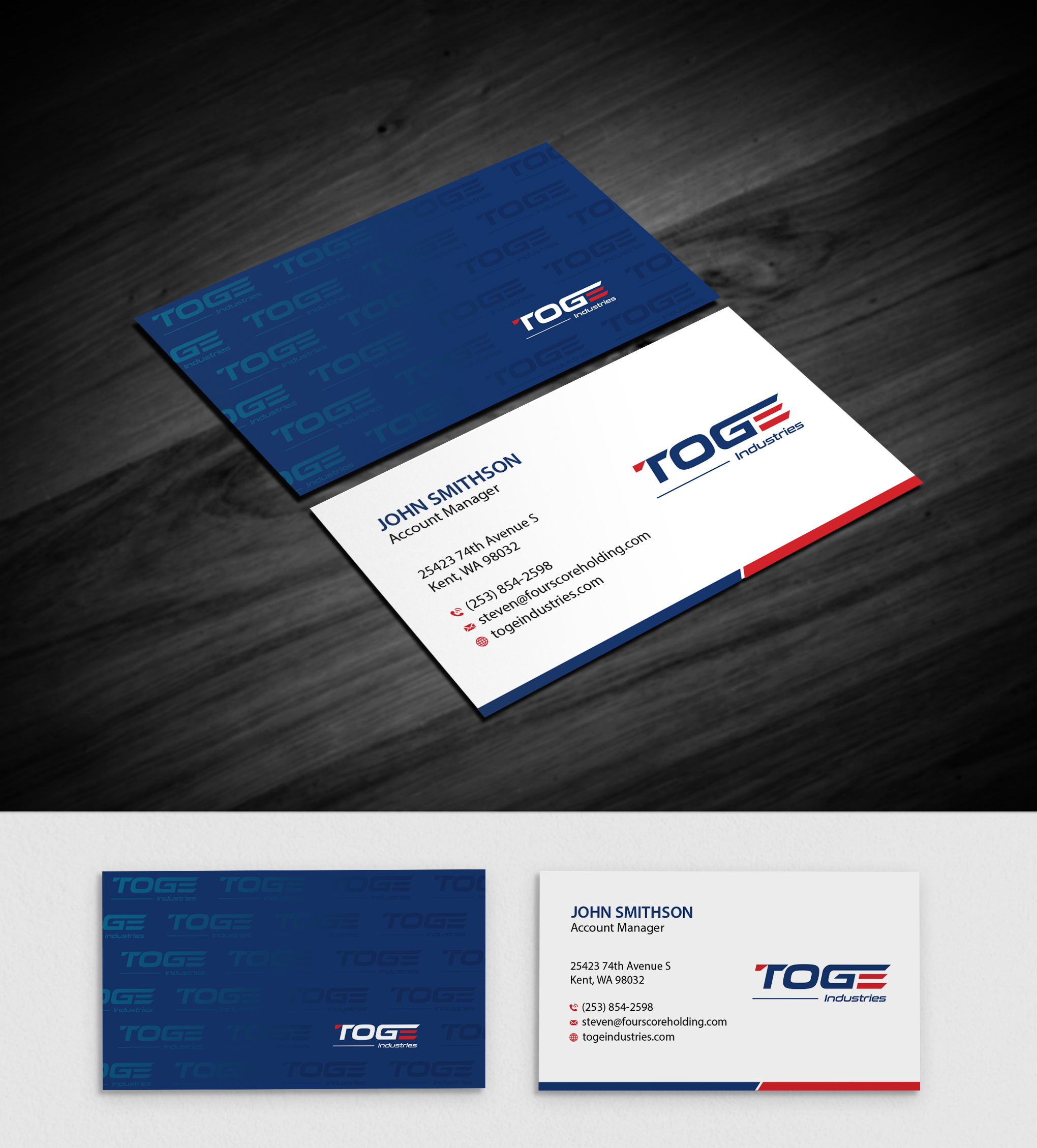 Business Card Design by acgrapix for Fourscore Holding Inc | Design #30168076