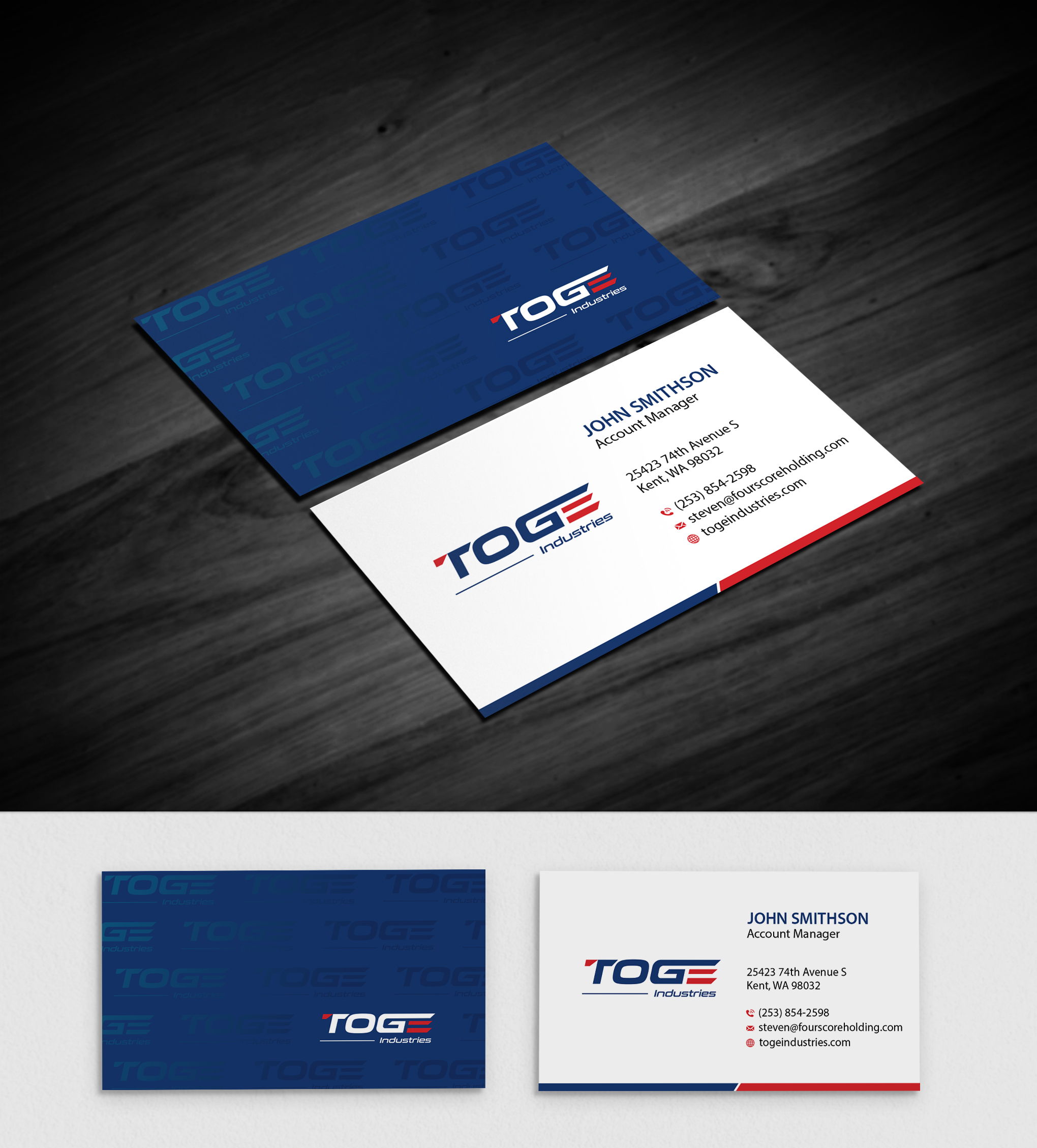 Diseño de Tarjeta de Presentación por acgrapix para Fourscore Holding Inc | Diseño #30168493