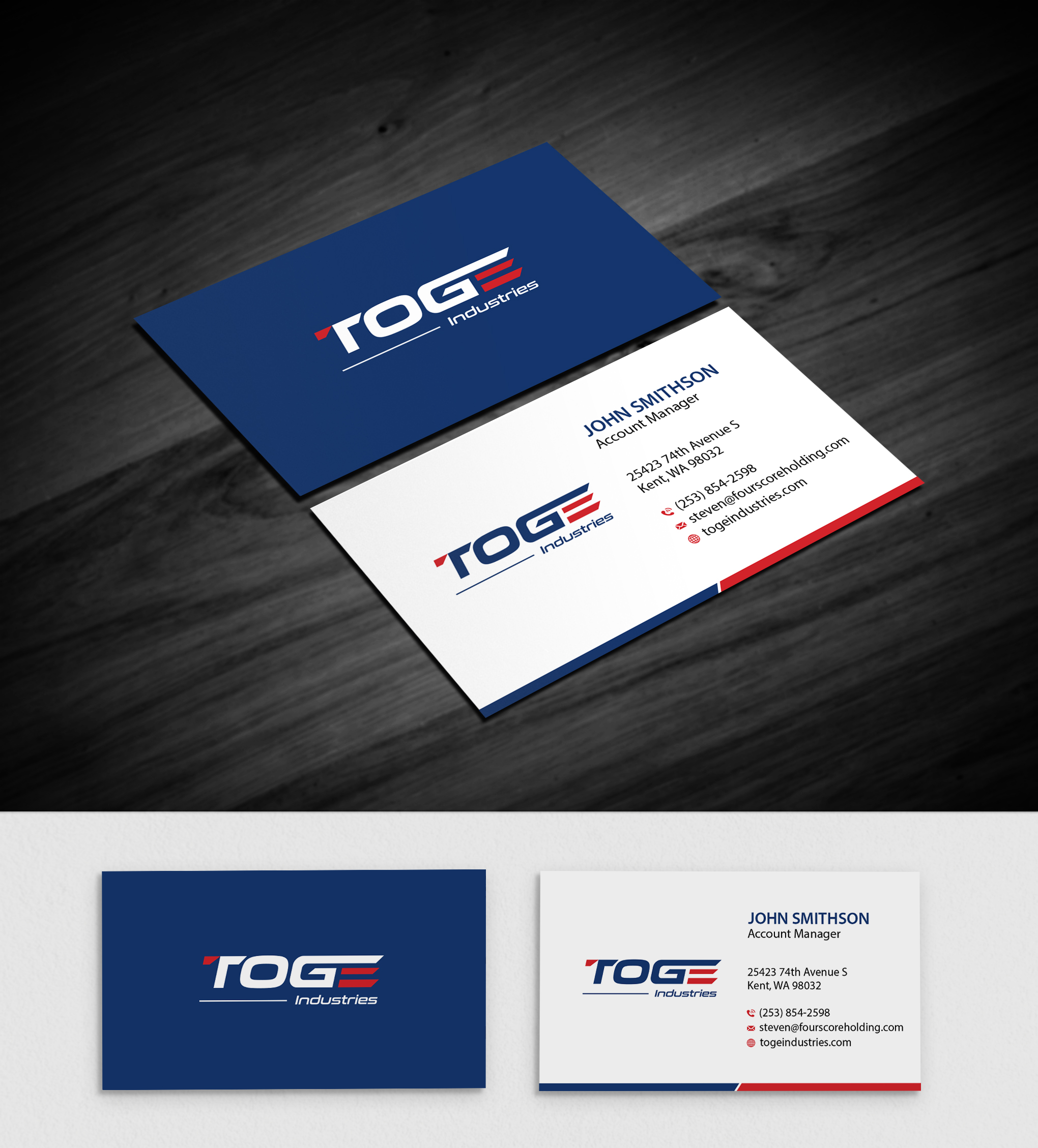 Diseño de Tarjeta de Presentación por acgrapix para Fourscore Holding Inc | Diseño #30168687