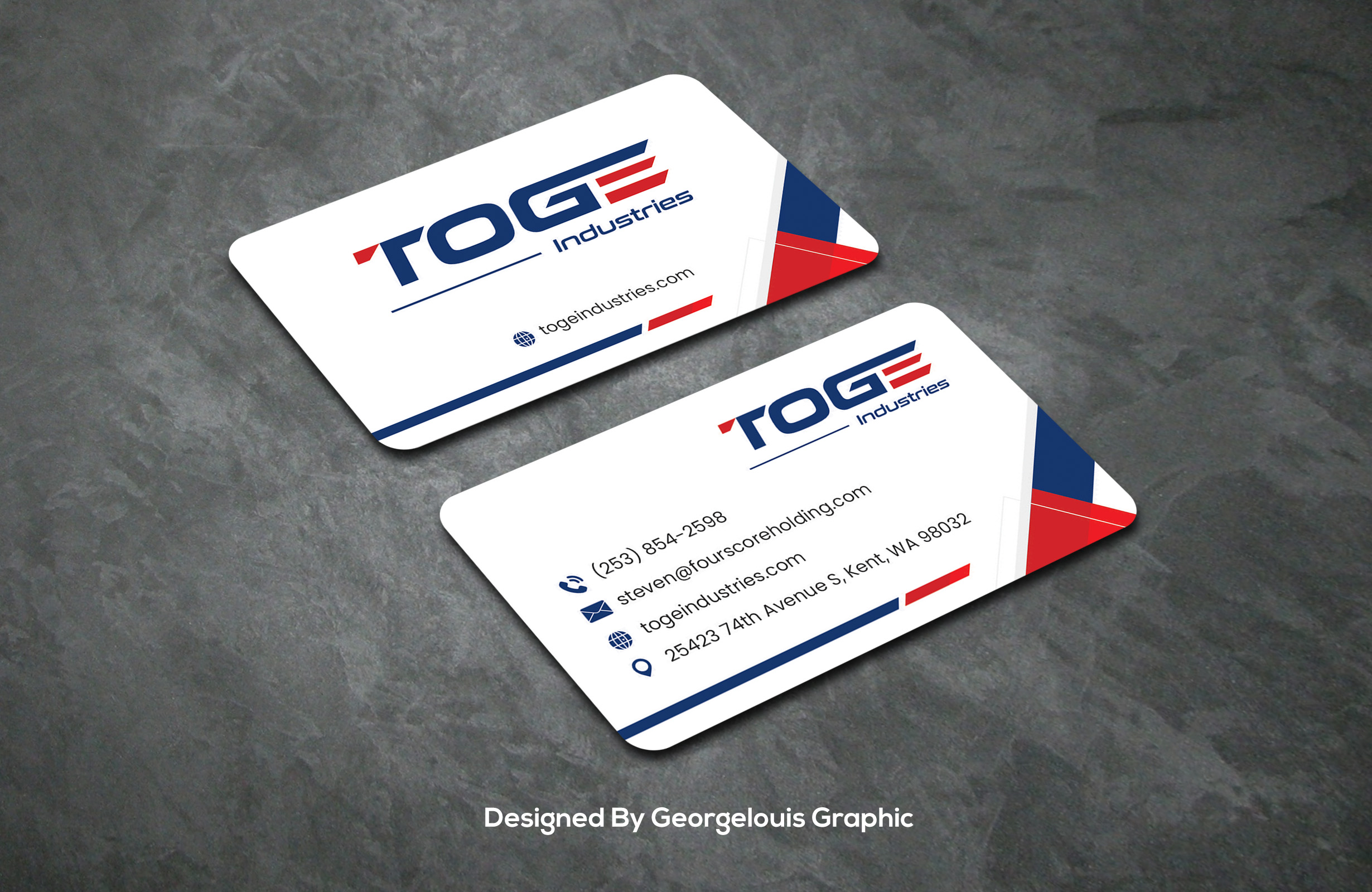 Business Card Design by George_Louis for Fourscore Holding Inc | Design #30159891