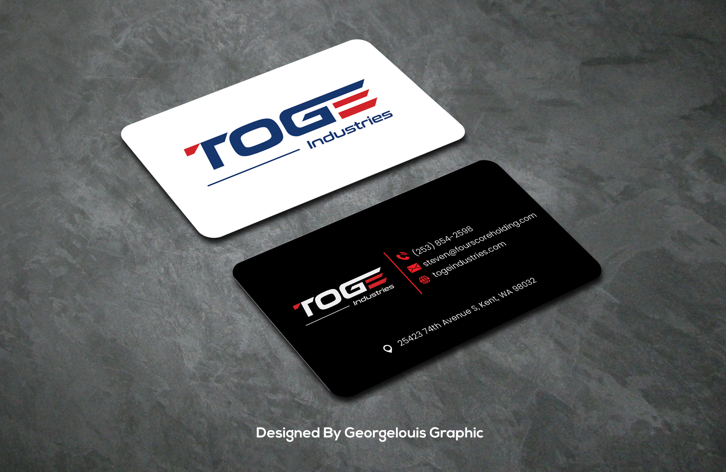 Business Card Design by George_Louis for Fourscore Holding Inc | Design #30160032