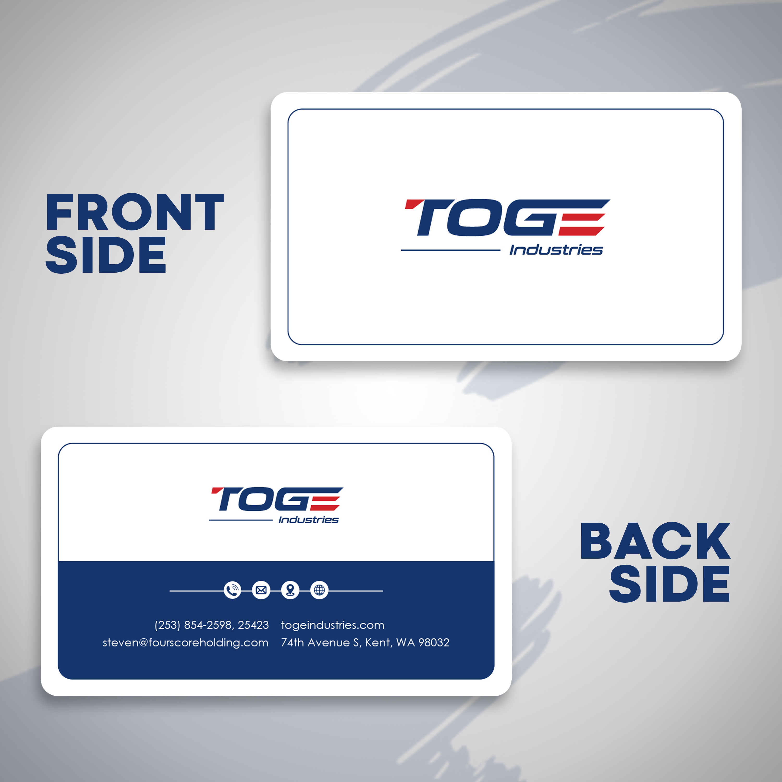 Diseño de Tarjeta de Presentación por Wasif.Designz para Fourscore Holding Inc | Diseño #30165863