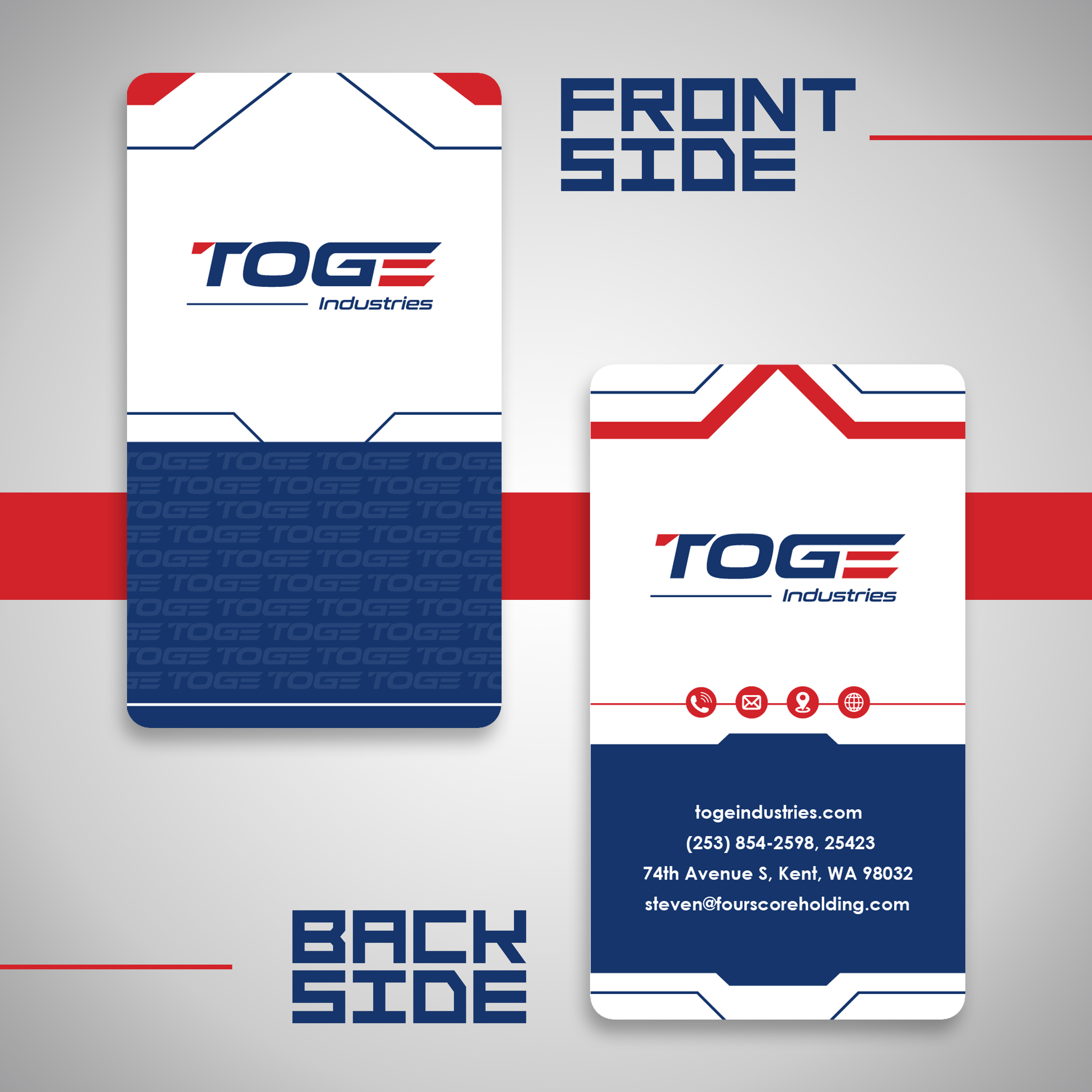 Diseño de Tarjeta de Presentación por Wasif.Designz para Fourscore Holding Inc | Diseño #30167580