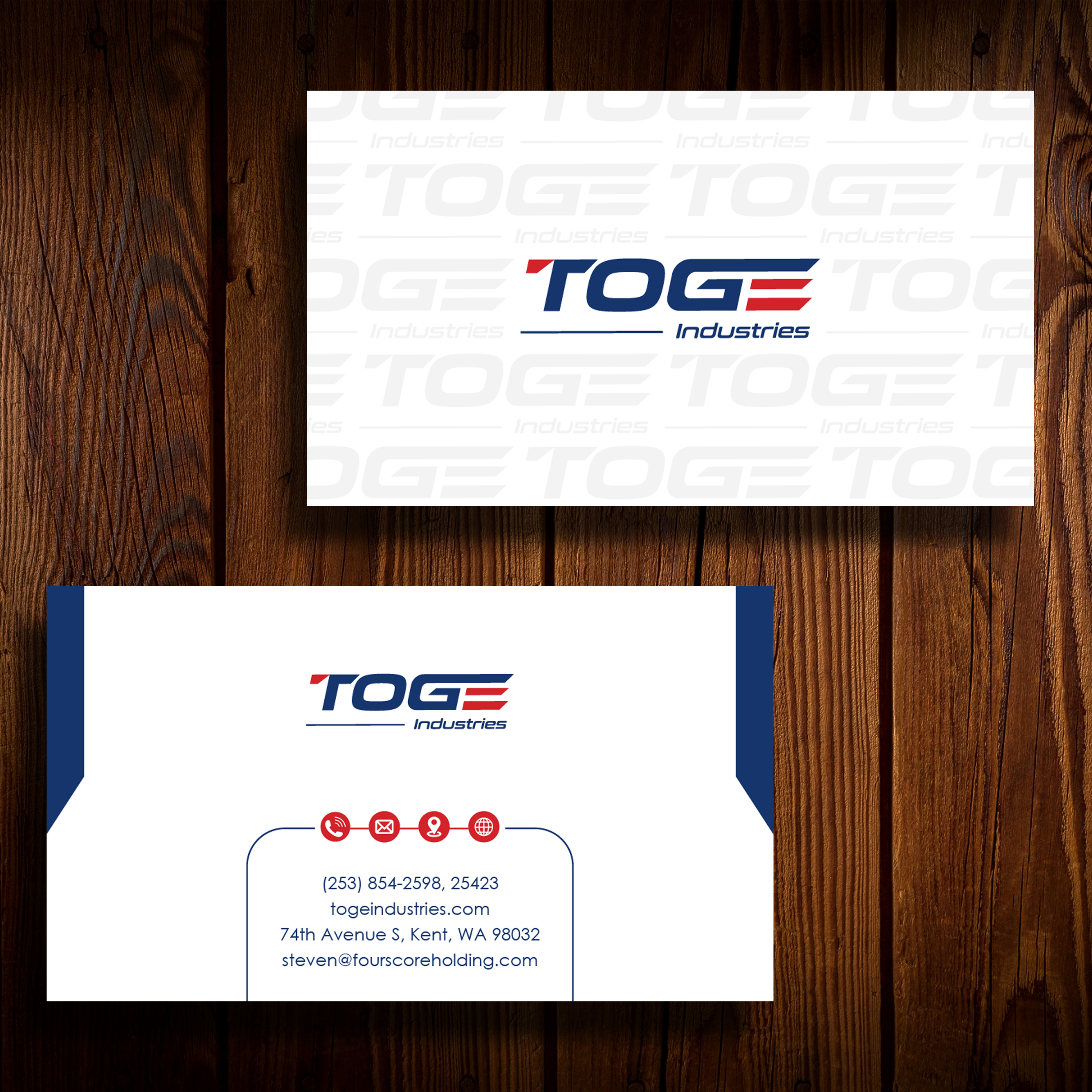 Business Card Design by Wasif.Designz for Fourscore Holding Inc | Design #30167985