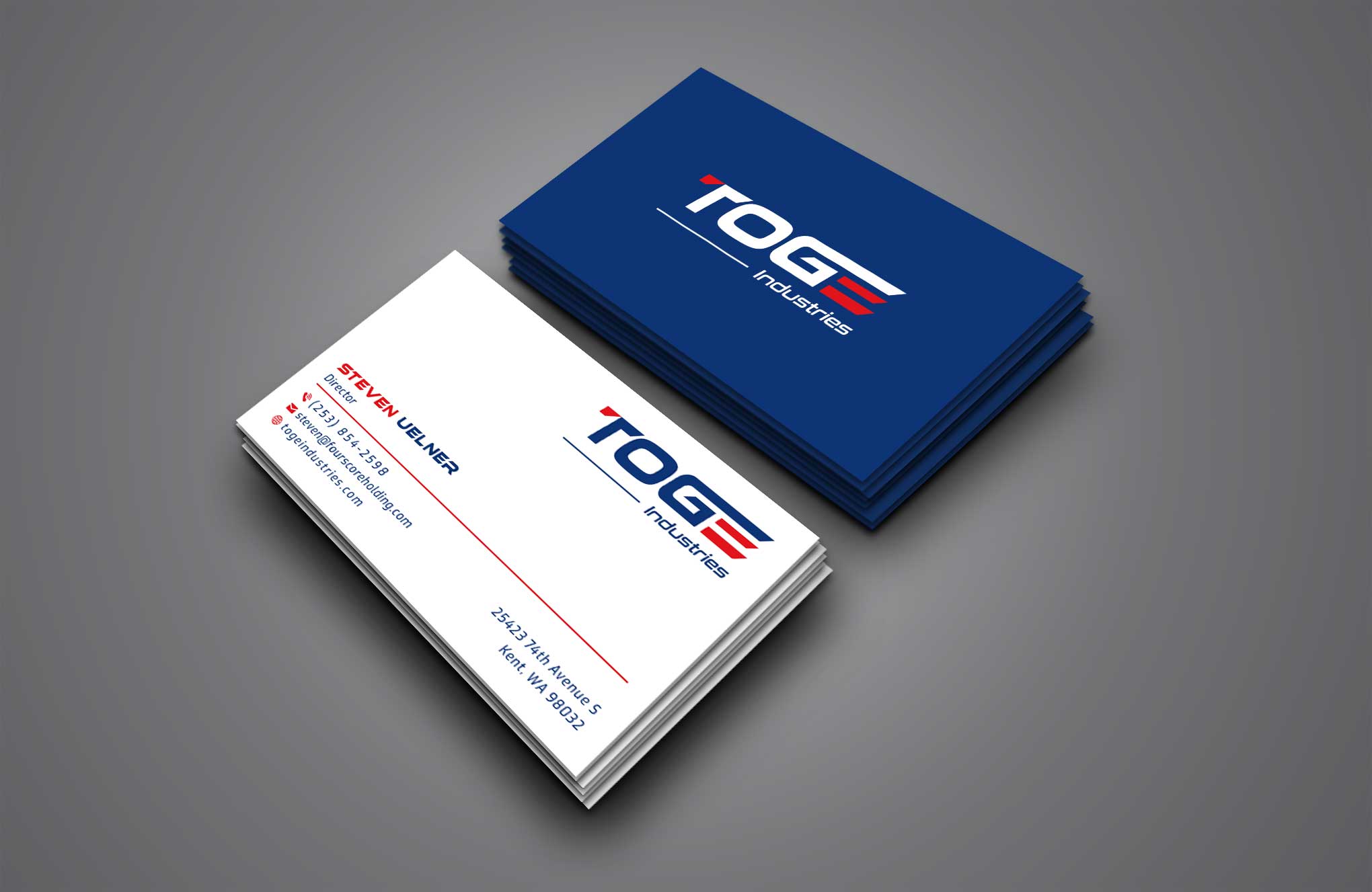 Business Card Design by Creative Moon Design for Fourscore Holding Inc | Design #30170170
