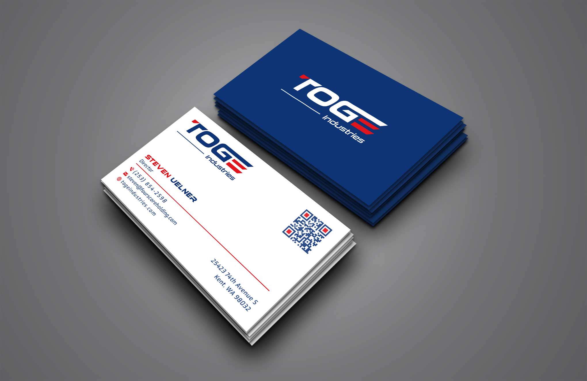 Business Card Design by Creative Moon Design for Fourscore Holding Inc | Design #30170172