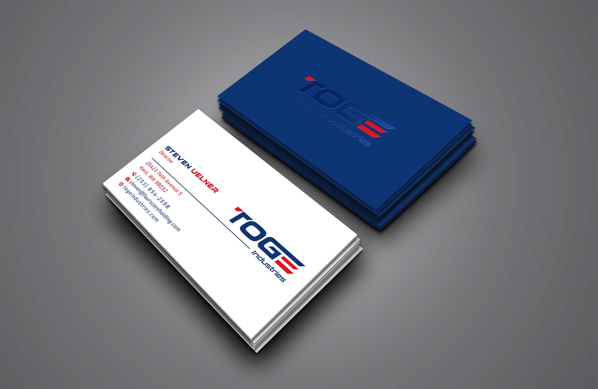 Business Card Design by Creative Moon Design for Fourscore Holding Inc | Design #30170184