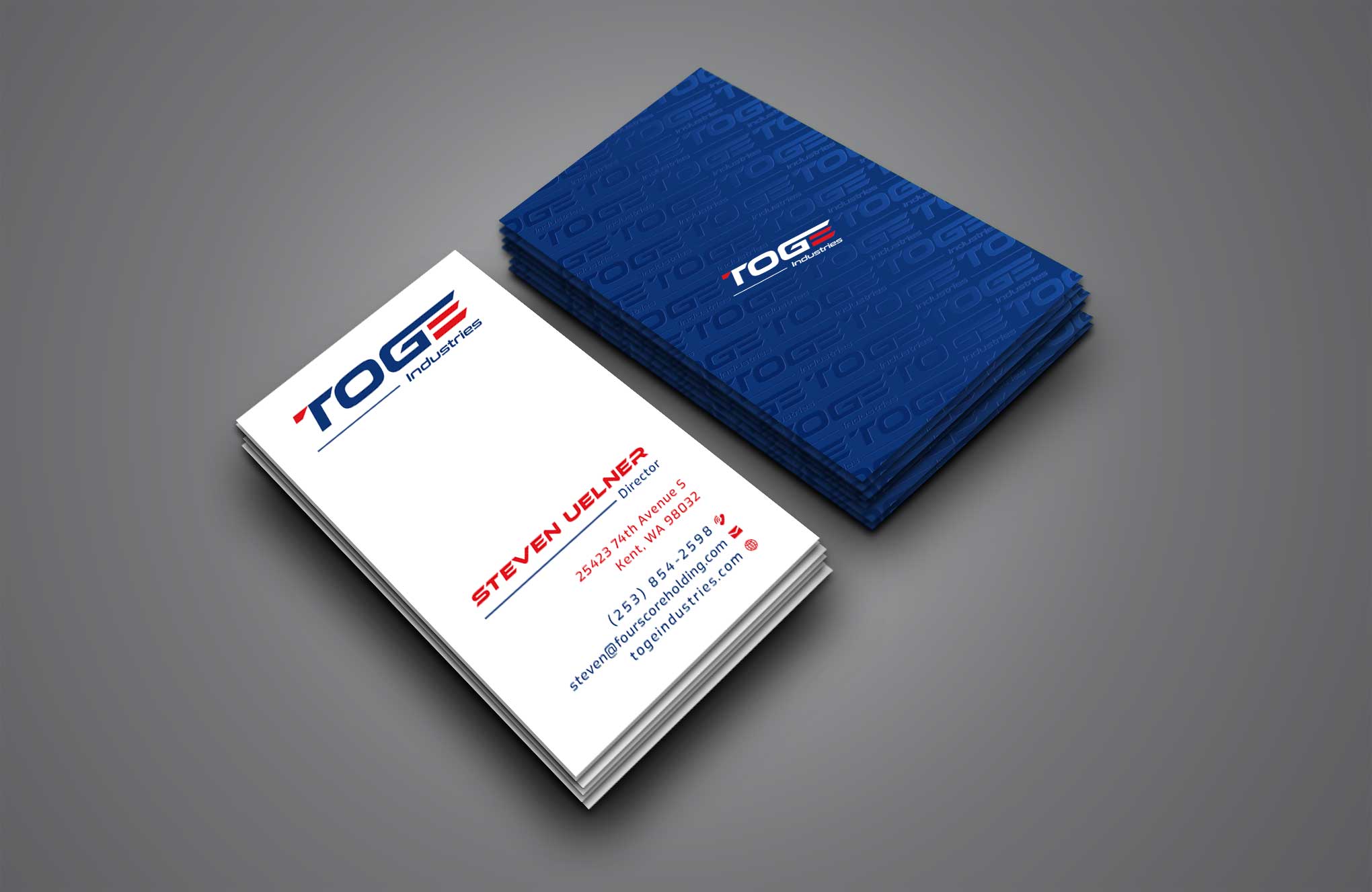 Diseño de Tarjeta de Presentación por Creative Moon Design para Fourscore Holding Inc | Diseño #30170187