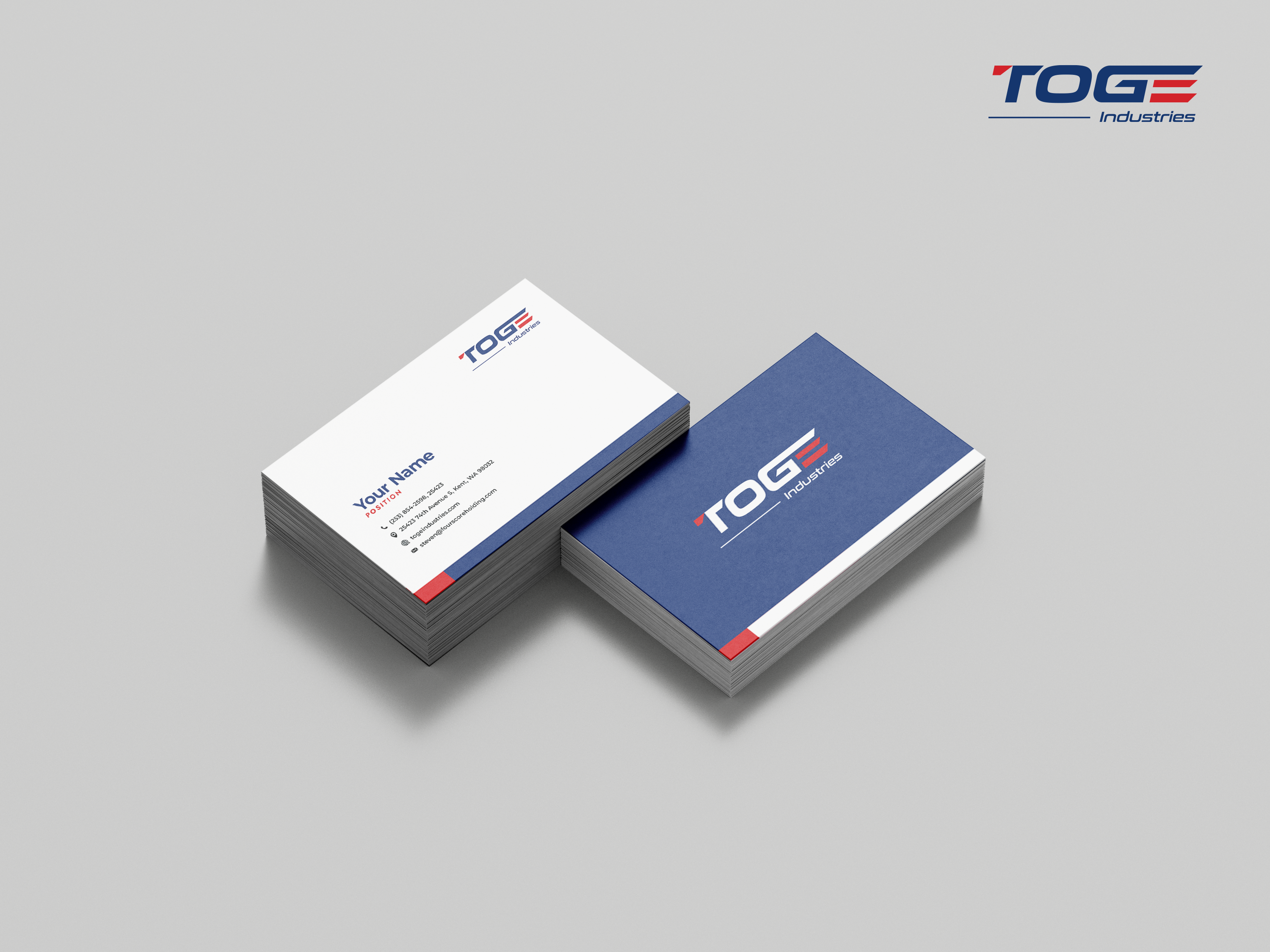 Diseño de Tarjeta de Presentación por Design by Nilahm para Fourscore Holding Inc | Diseño #30184975