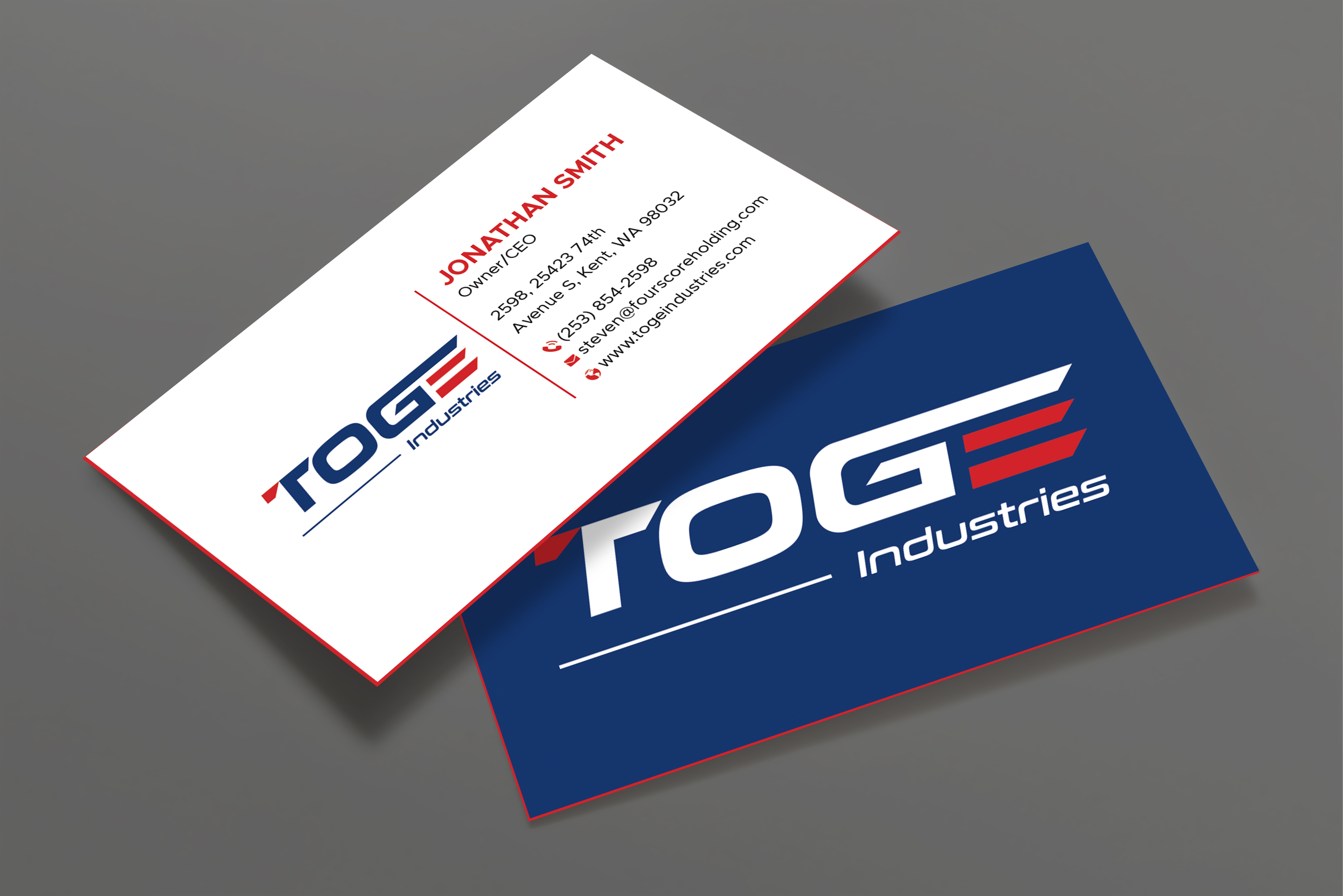 Business Card Design by Expert Bappy for Fourscore Holding Inc | Design #30163447