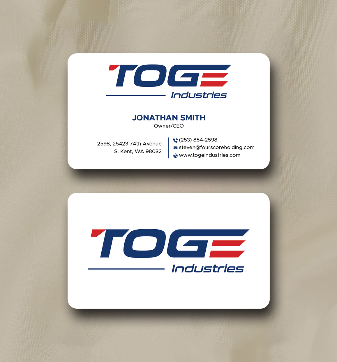 Business Card Design by Expert Bappy for Fourscore Holding Inc | Design #30192639