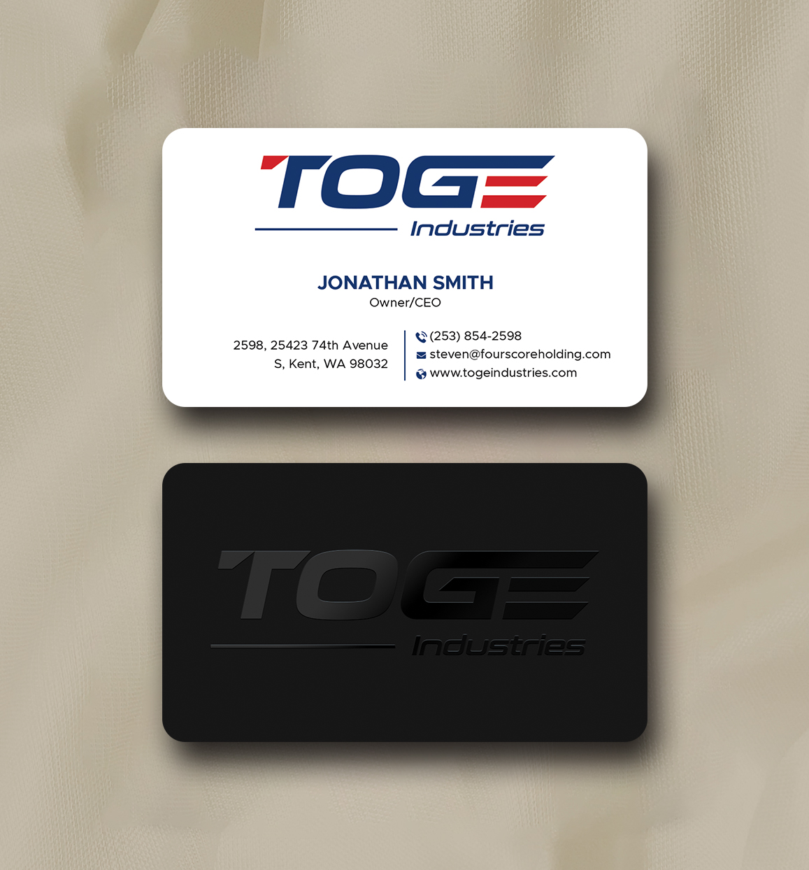 Business Card Design by Expert Bappy for Fourscore Holding Inc | Design #30192645