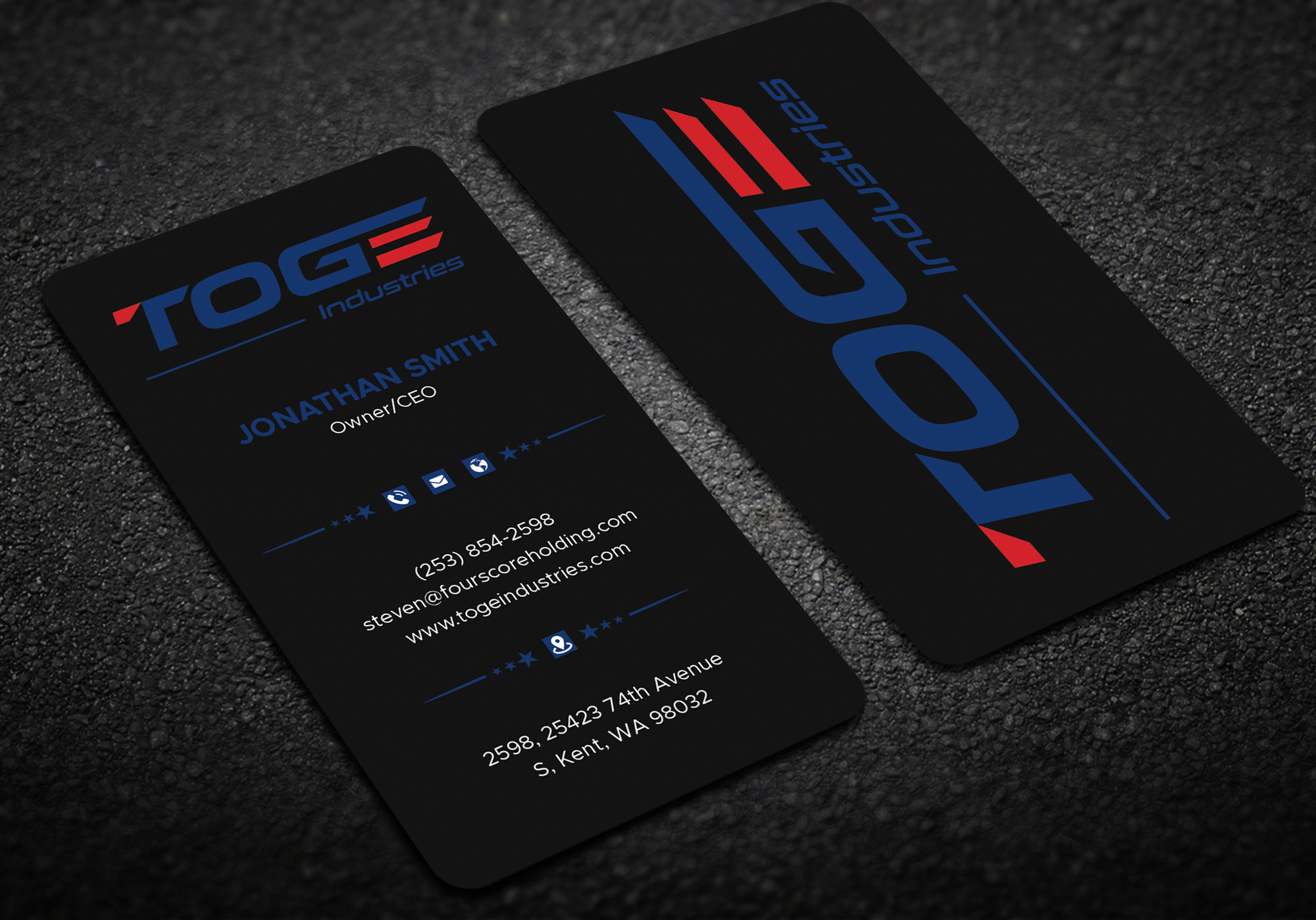 Business Card Design by Expert Bappy for Fourscore Holding Inc | Design #30198716