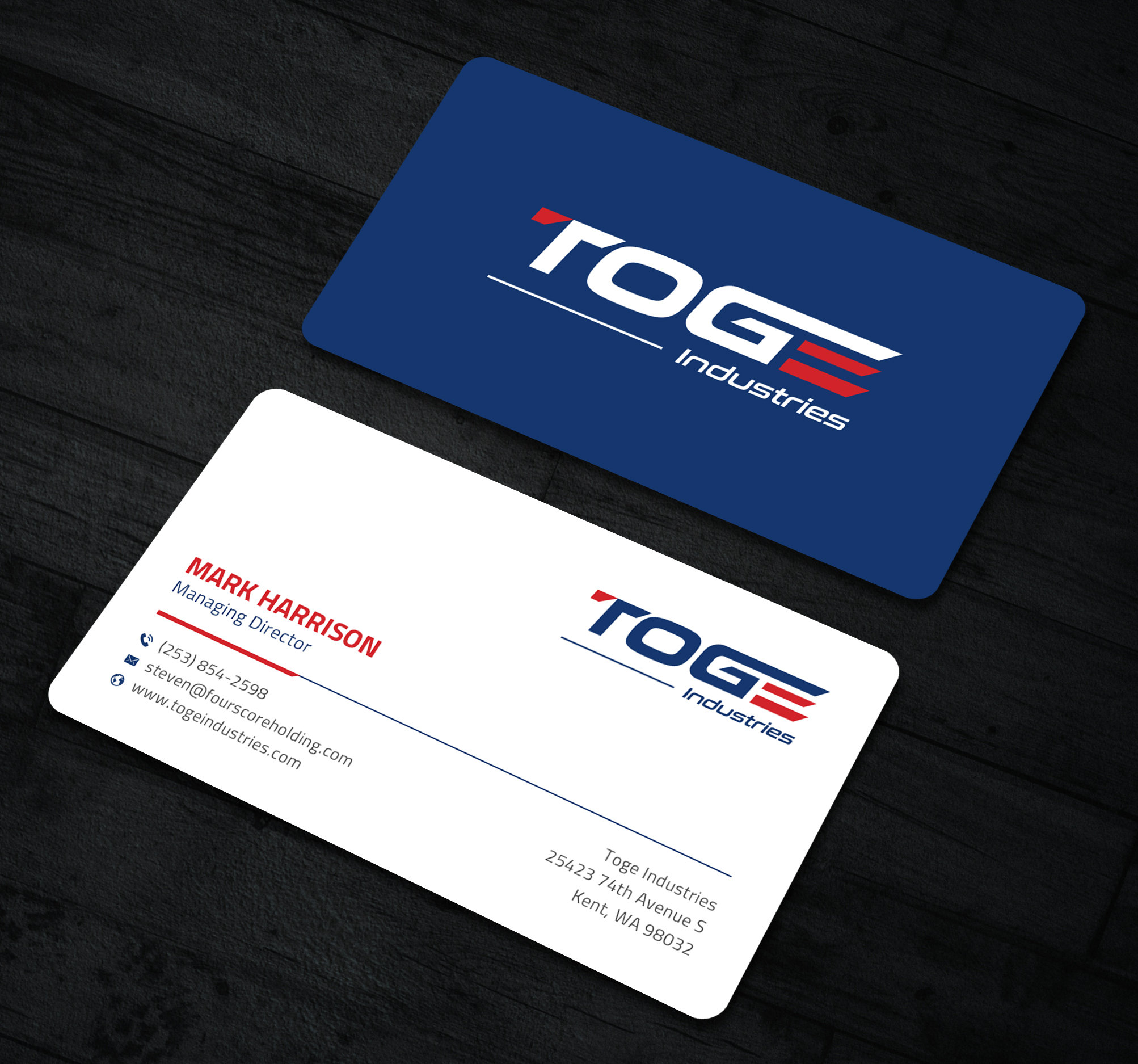 Business Card Design by Sun Moon Graphic Designer for Fourscore Holding Inc | Design #30157938