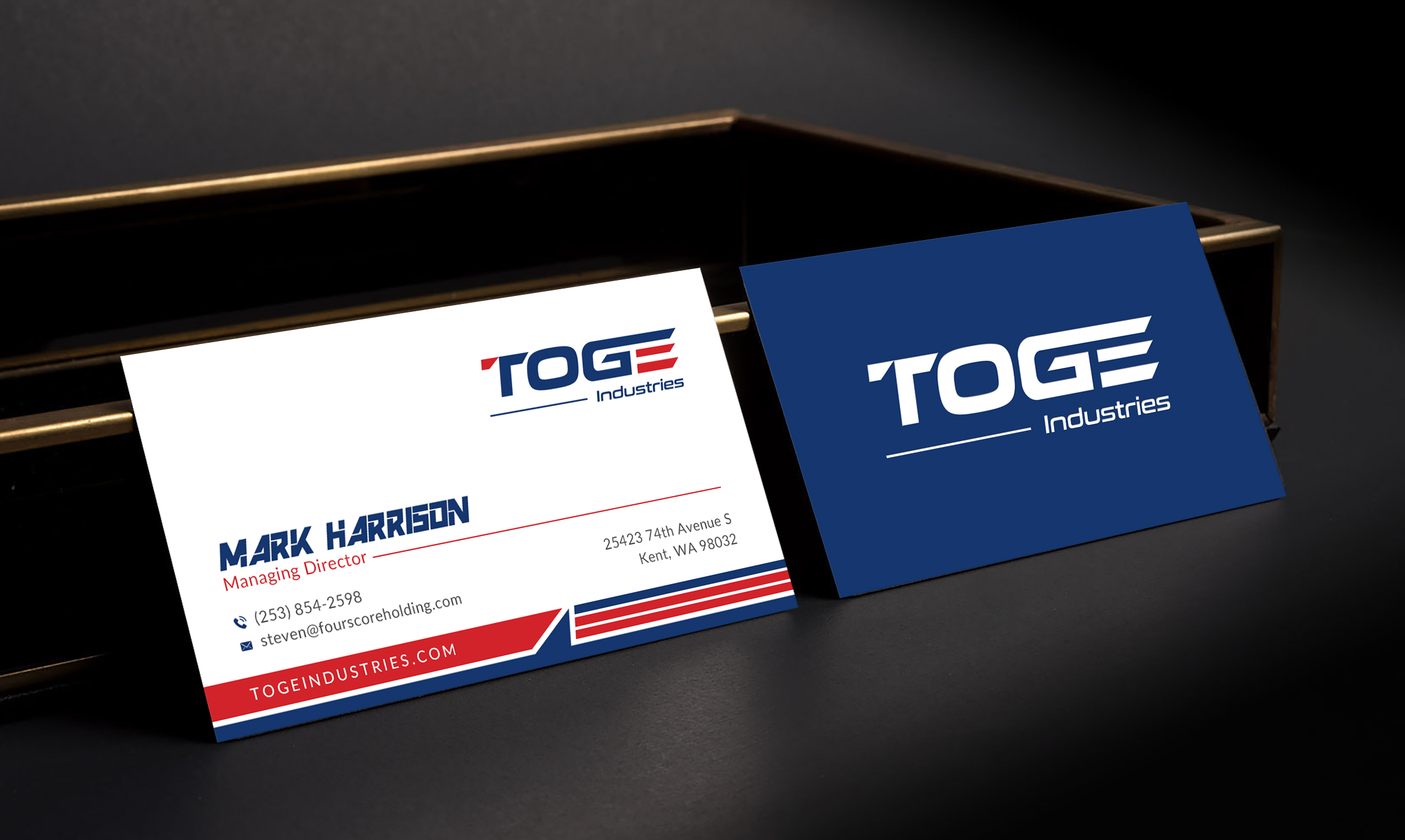 Business Card Design by Sun Moon Graphic Designer for Fourscore Holding Inc | Design #30182038