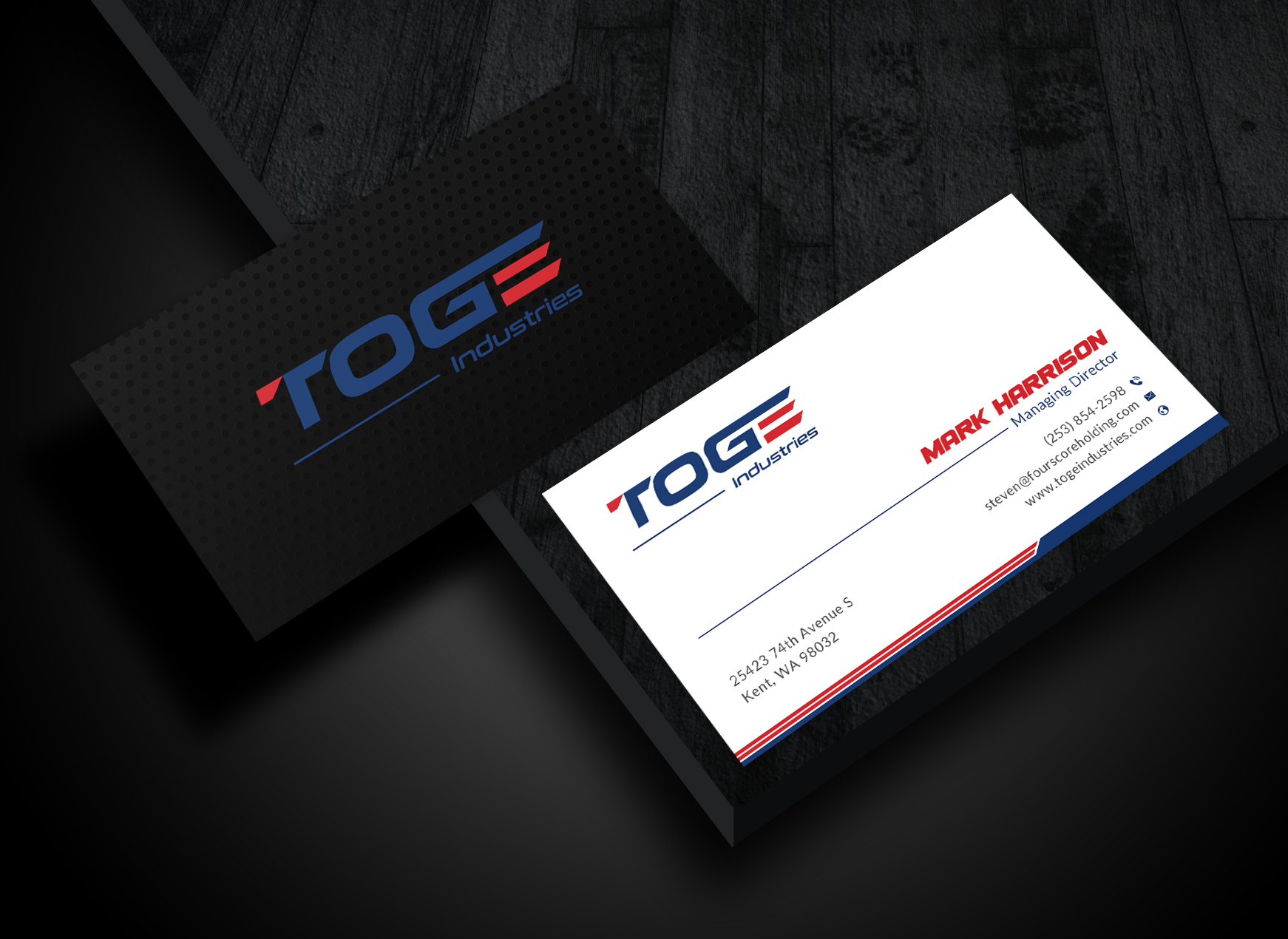 Diseño de Tarjeta de Presentación por Sun Moon Graphic Designer para Fourscore Holding Inc | Diseño #30190213