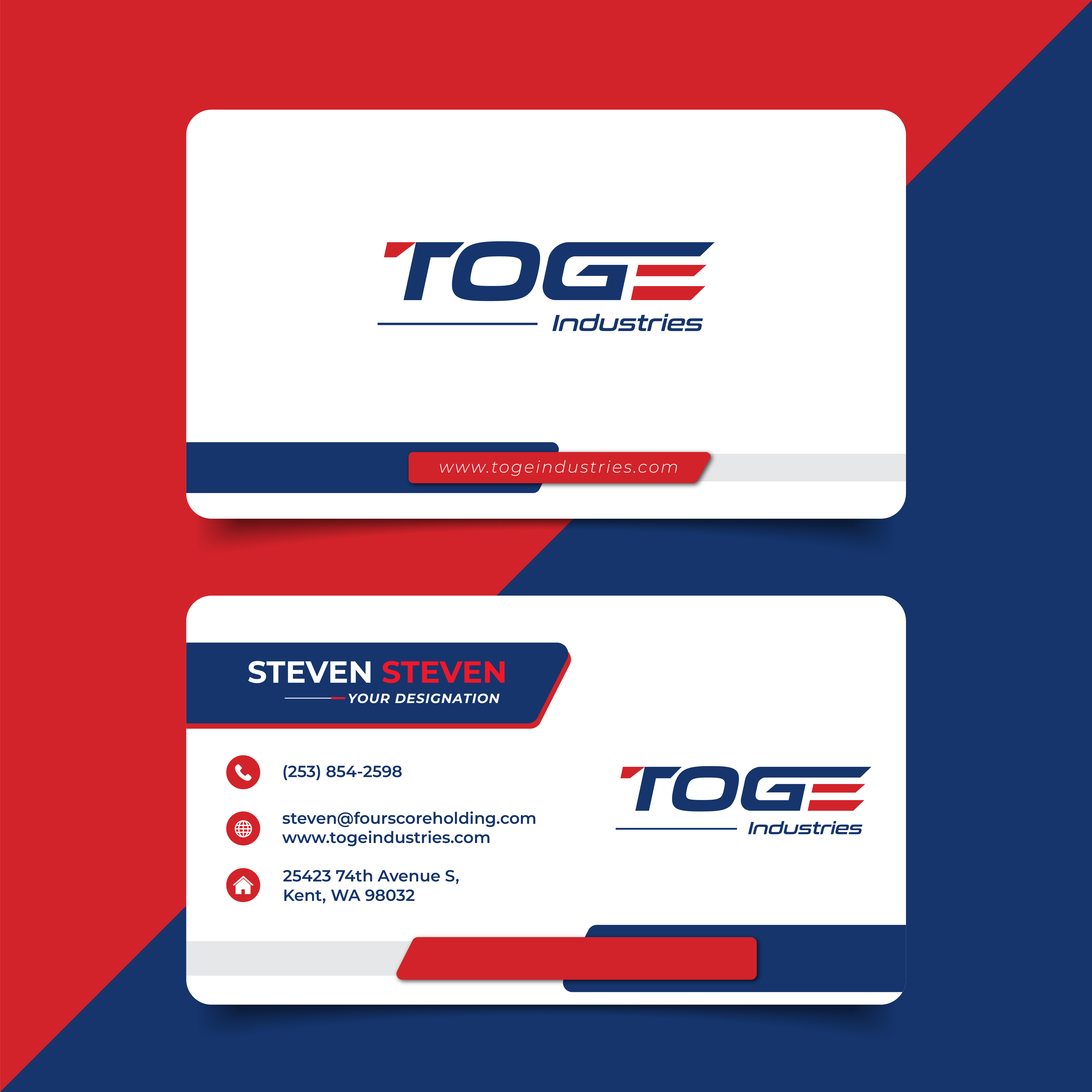 Business Card Design by basitmadni290 for Fourscore Holding Inc | Design #30180632