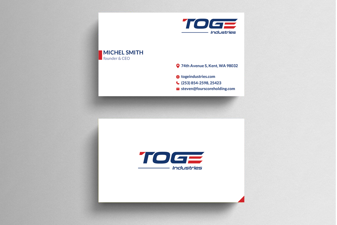Business Card Design by  Artman for Fourscore Holding Inc | Design #30185270