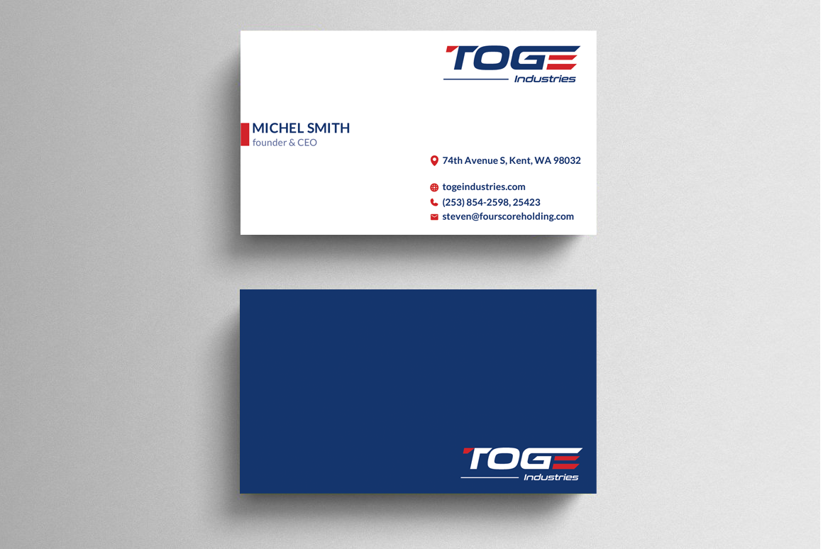 Business Card Design by  Artman for Fourscore Holding Inc | Design #30185271