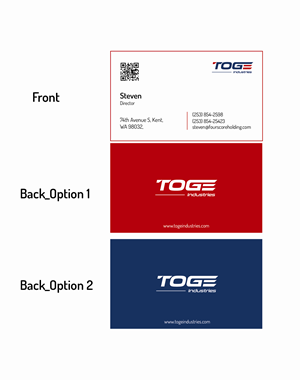 Business Card Design by Vignesh KS