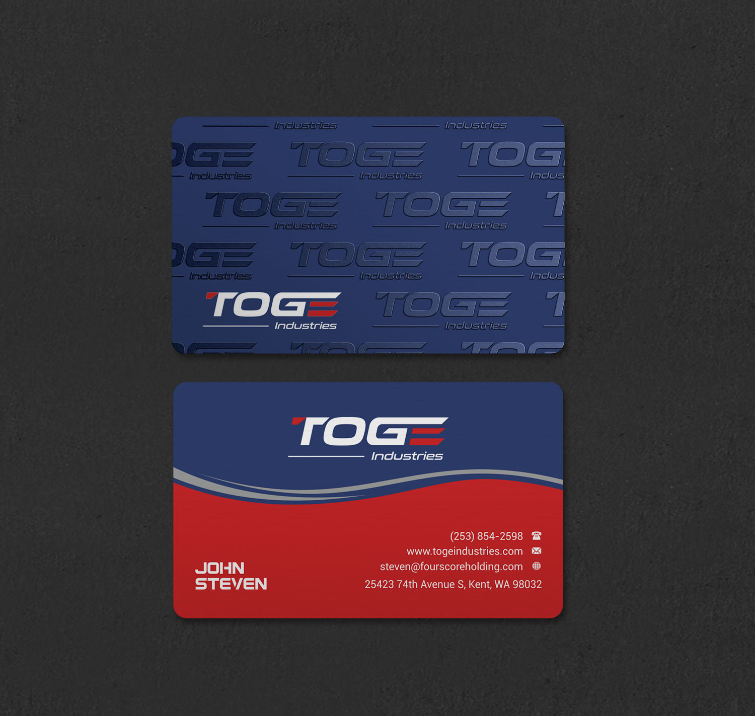 Business Card Design by INDIAN_Ashok for Fourscore Holding Inc | Design #30169149