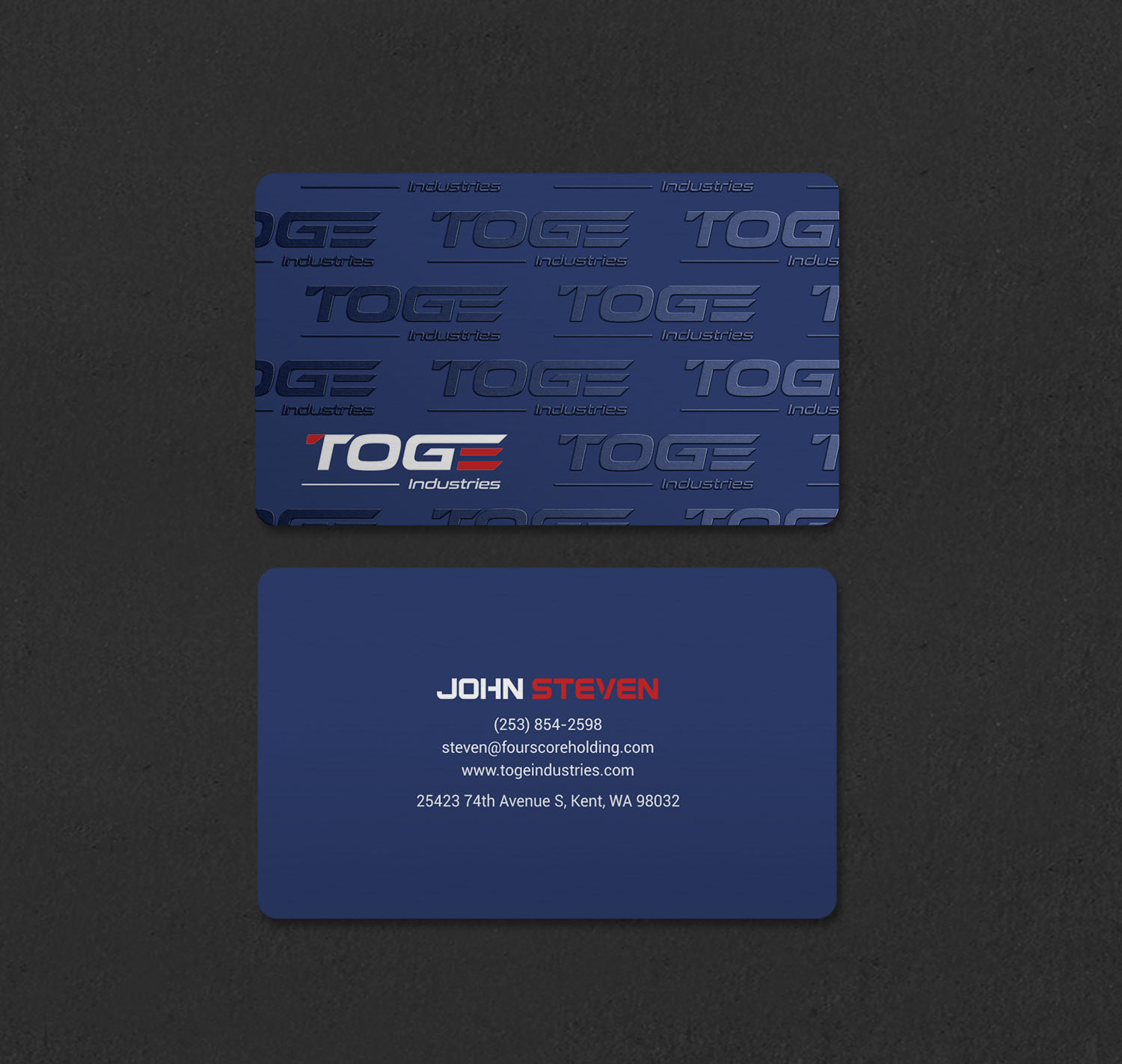 Diseño de Tarjeta de Presentación por INDIAN_Ashok para Fourscore Holding Inc | Diseño #30169151