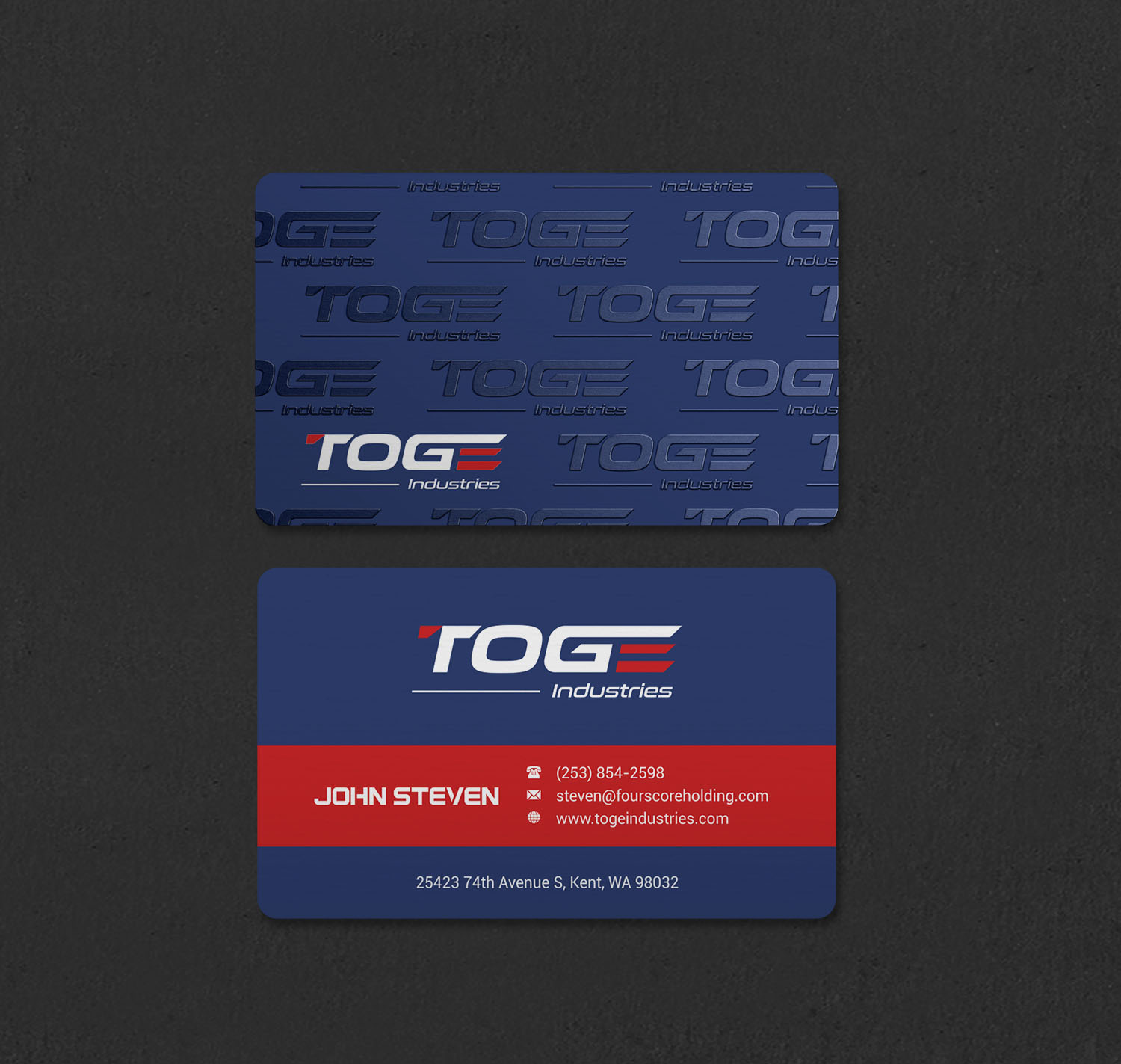 Business Card Design by INDIAN_Ashok for Fourscore Holding Inc | Design #30169159