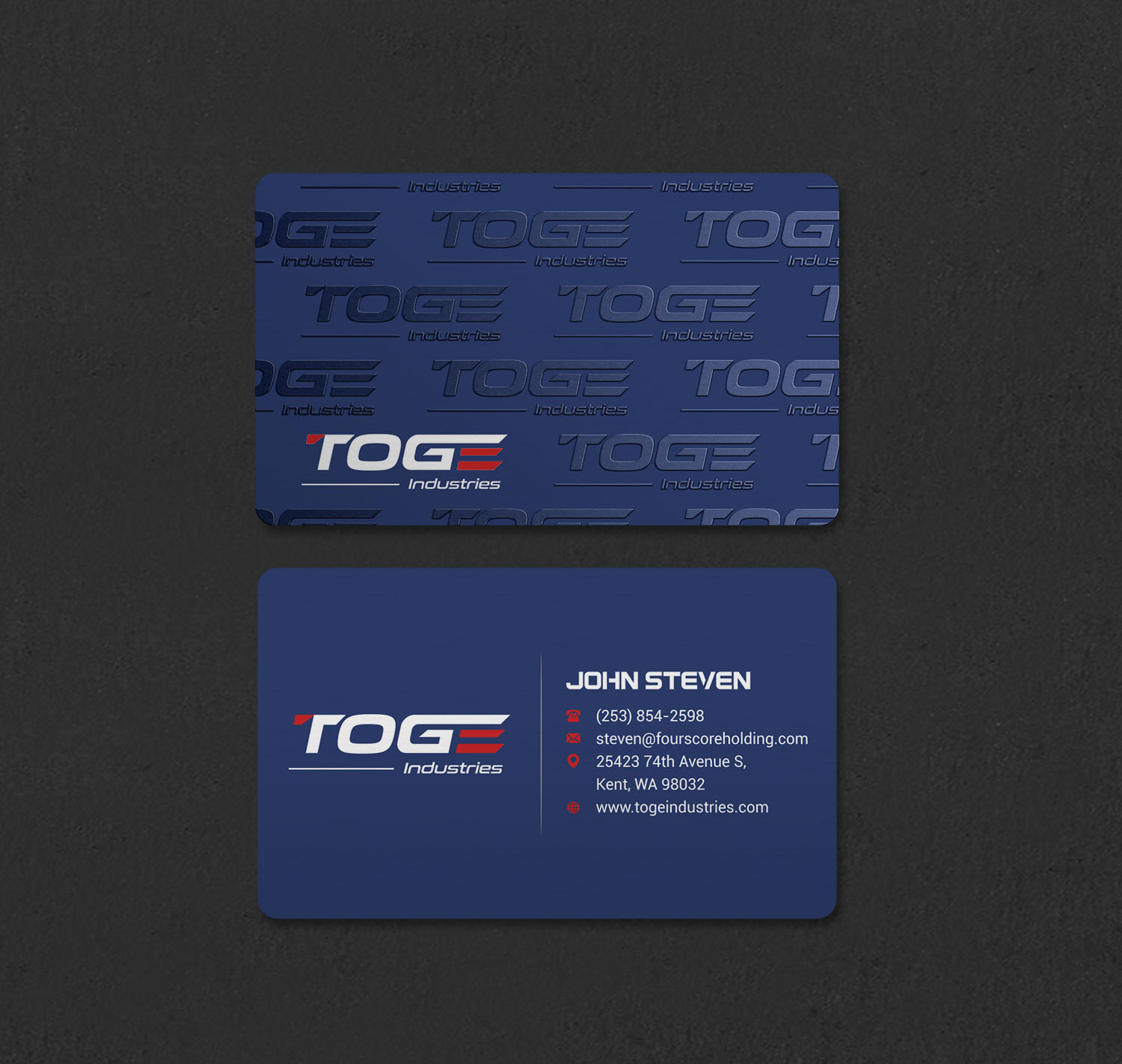 Diseño de Tarjeta de Presentación por INDIAN_Ashok para Fourscore Holding Inc | Diseño #30169161