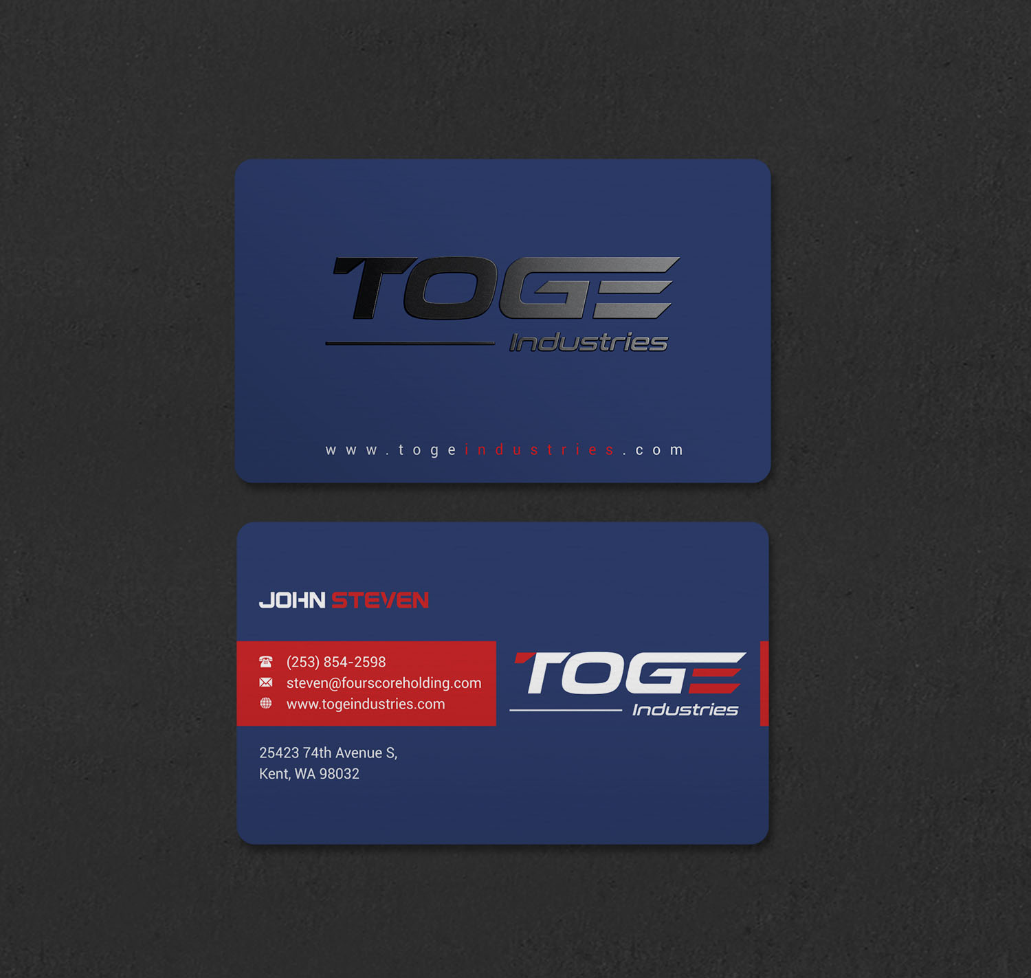 Diseño de Tarjeta de Presentación por INDIAN_Ashok para Fourscore Holding Inc | Diseño #30169168