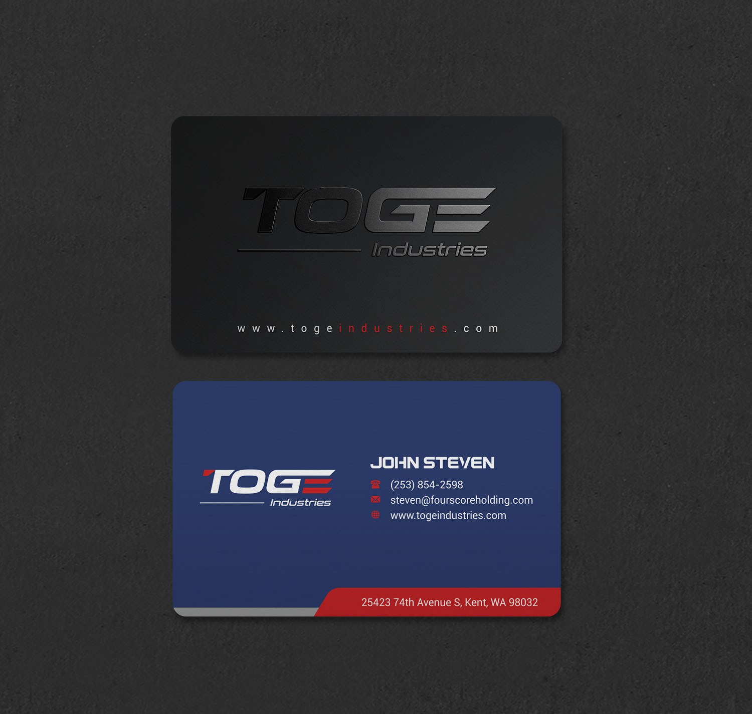 Diseño de Tarjeta de Presentación por INDIAN_Ashok para Fourscore Holding Inc | Diseño #30169169