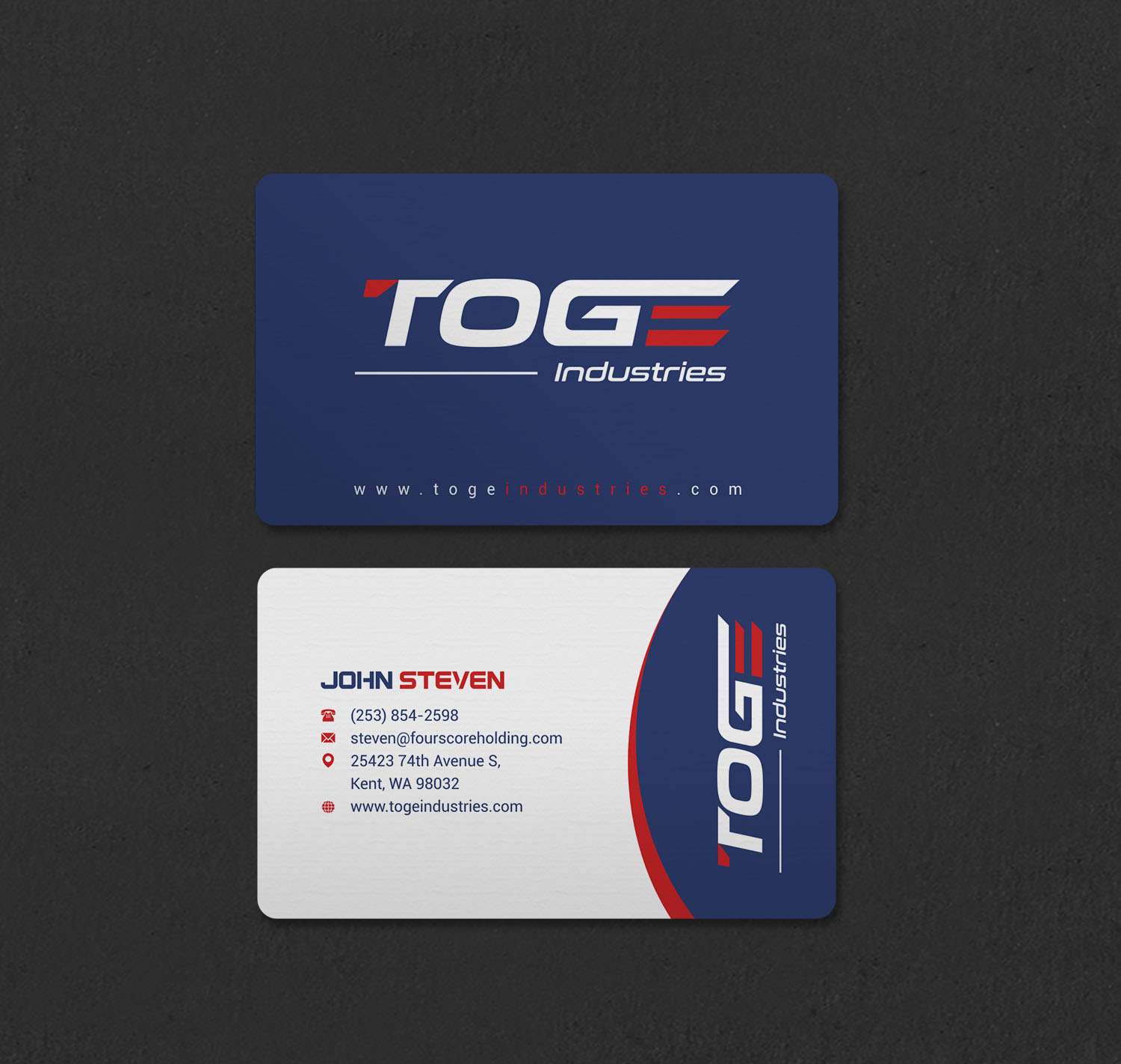 Diseño de Tarjeta de Presentación por INDIAN_Ashok para Fourscore Holding Inc | Diseño #30169174