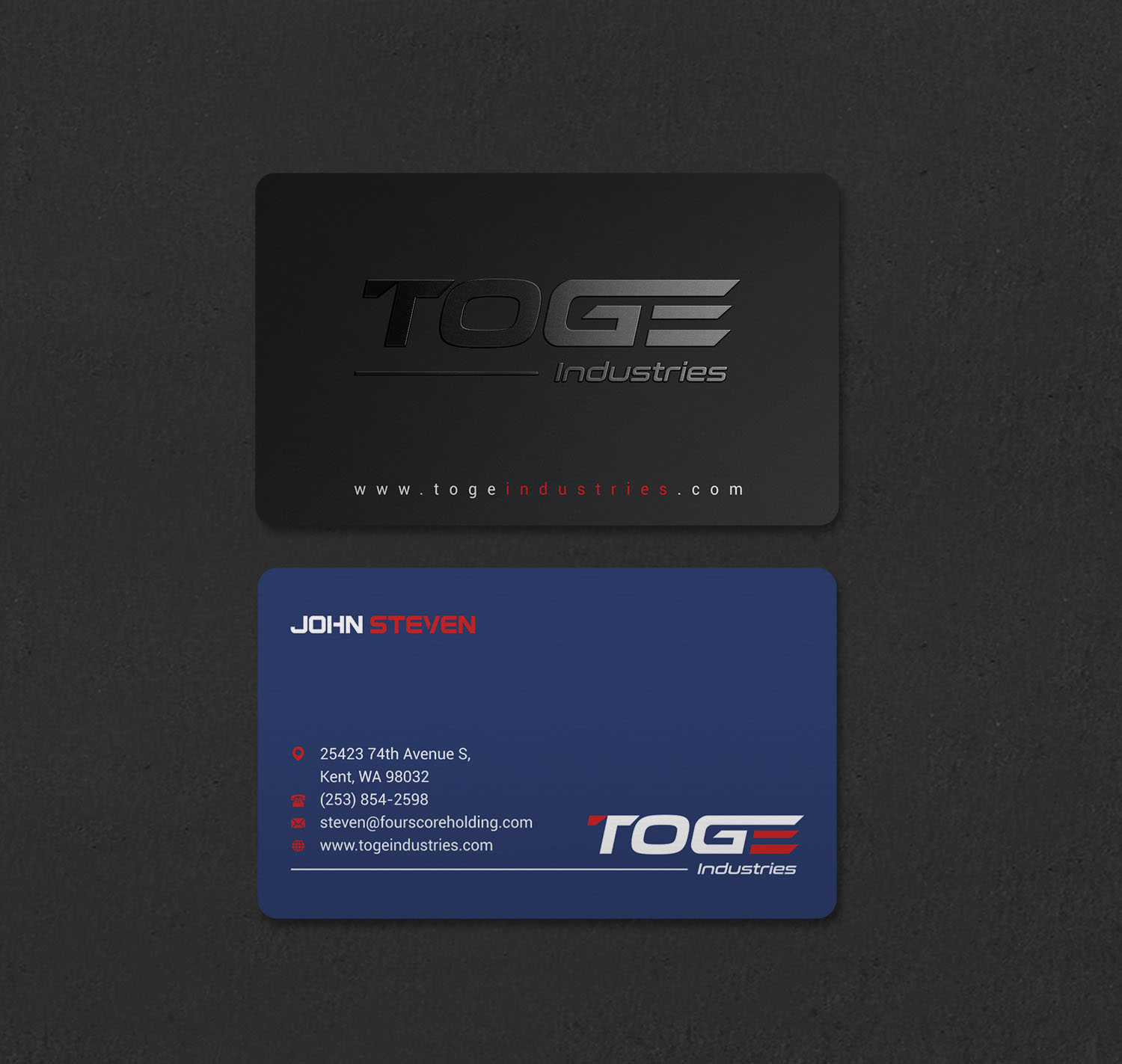 Diseño de Tarjeta de Presentación por INDIAN_Ashok para Fourscore Holding Inc | Diseño #30169181