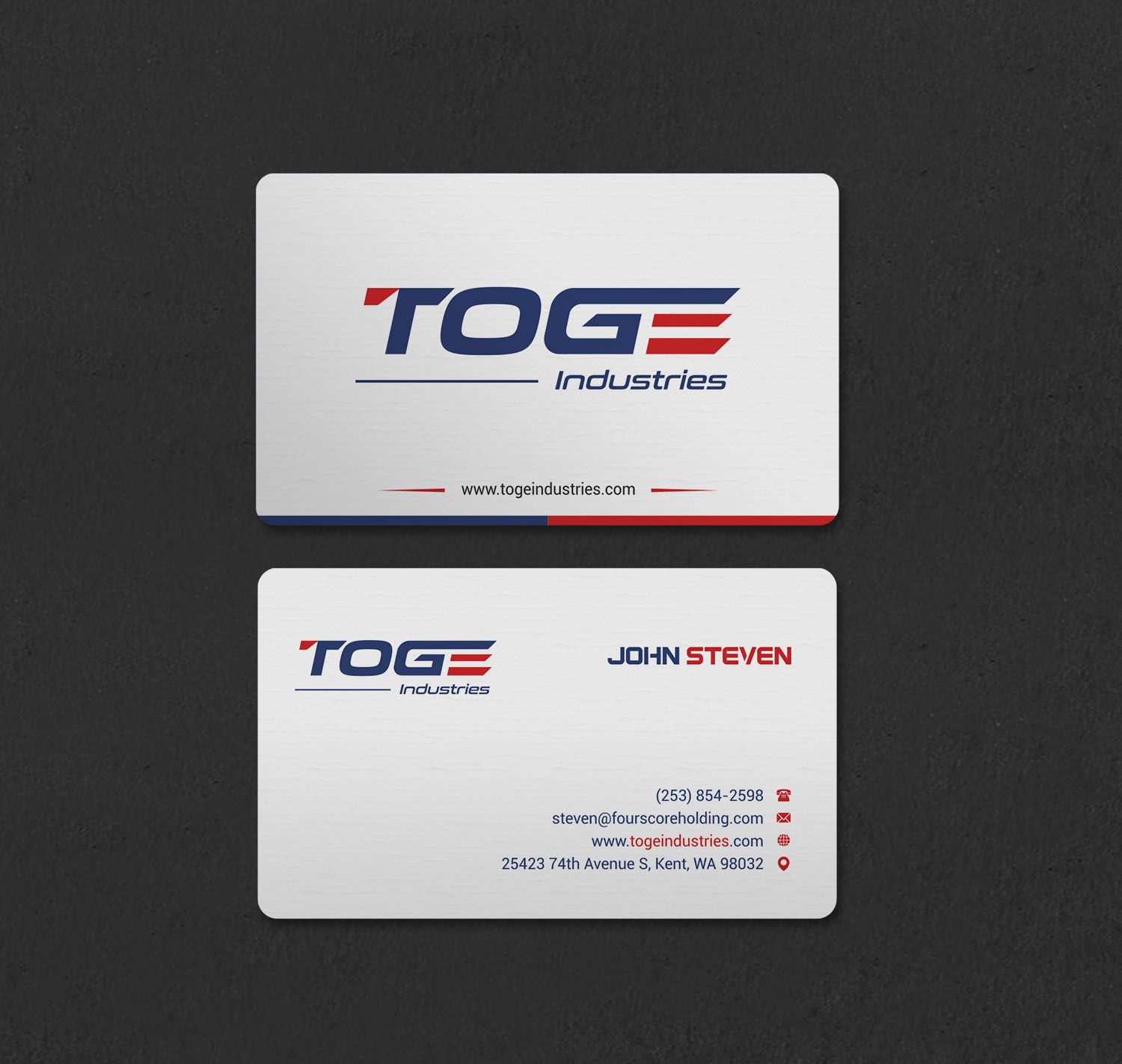Business Card Design by INDIAN_Ashok for Fourscore Holding Inc | Design #30169194