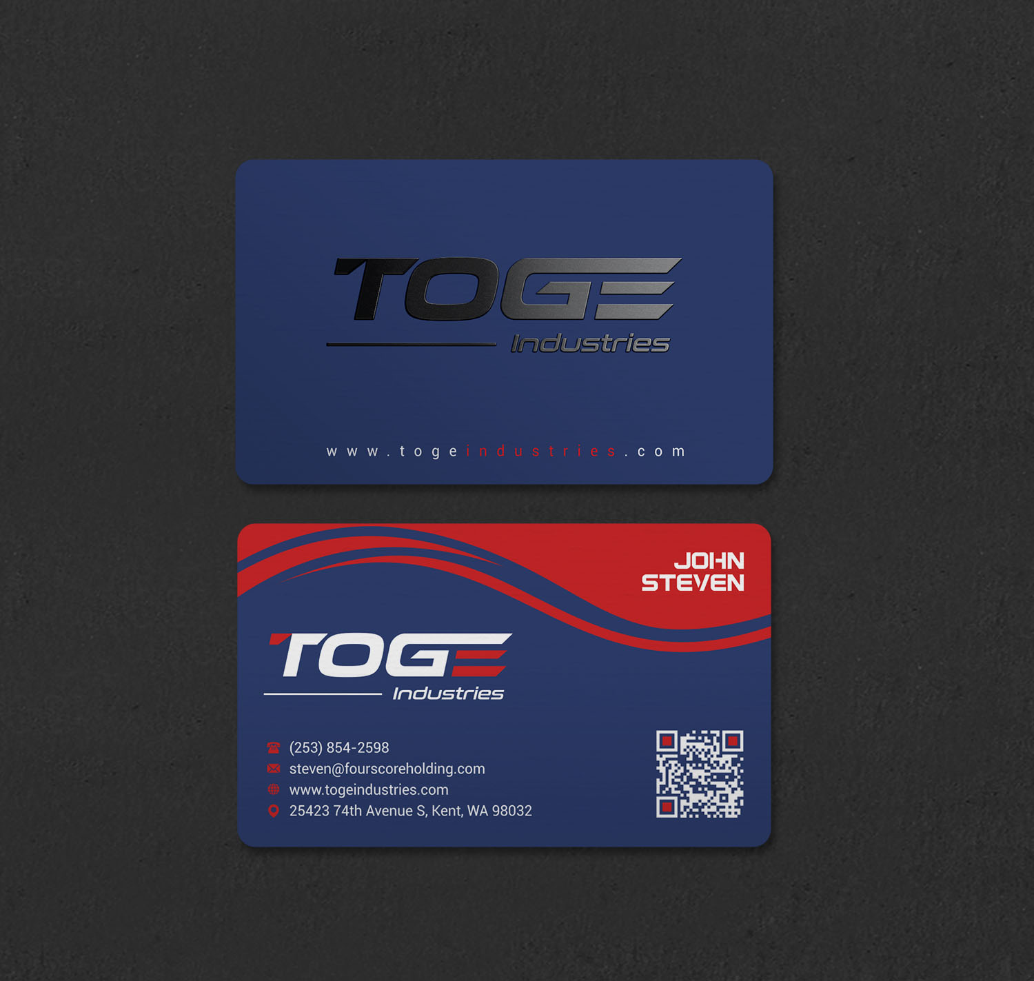 Business Card Design by INDIAN_Ashok for Fourscore Holding Inc | Design #30169195