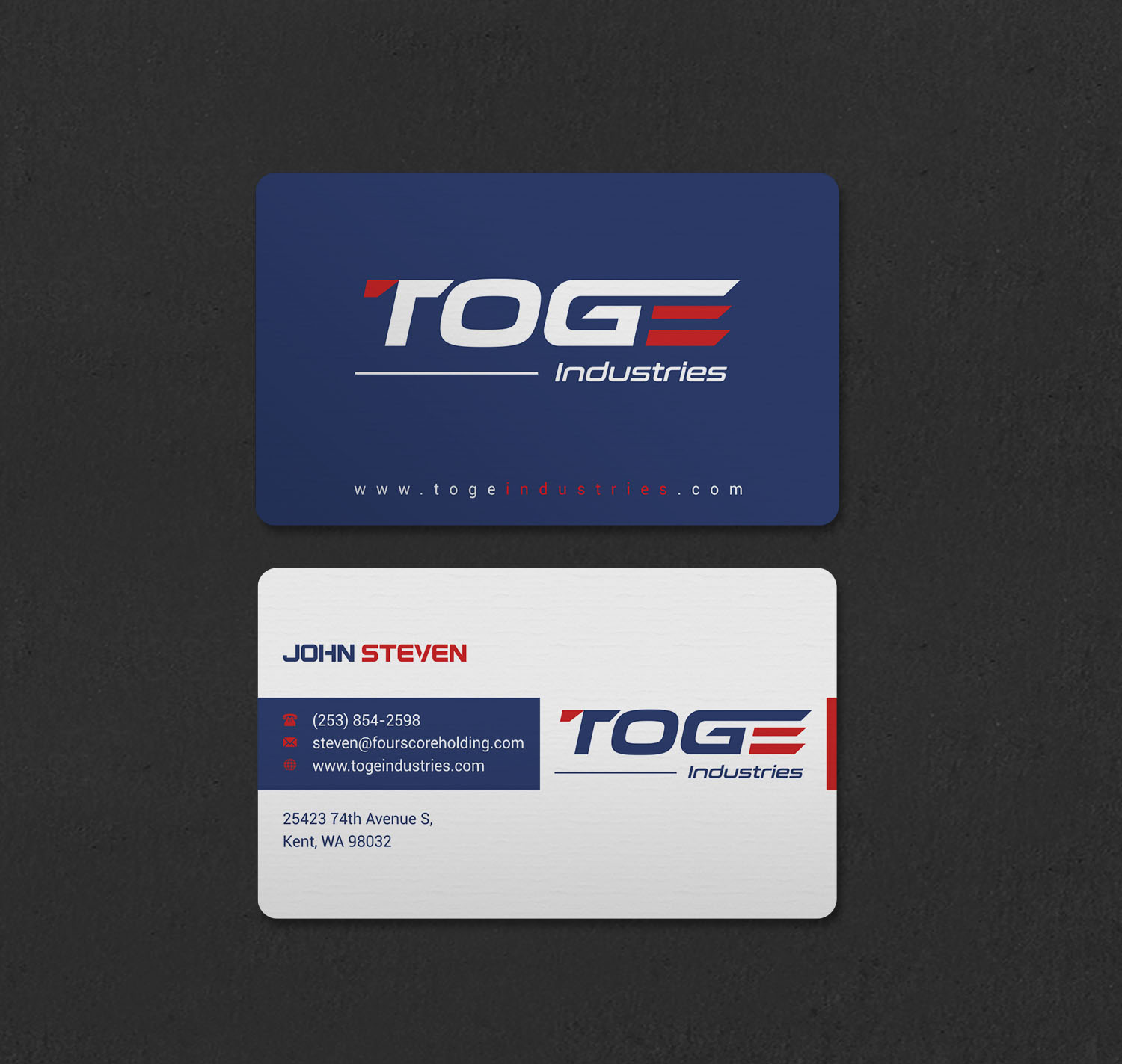 Diseño de Tarjeta de Presentación por INDIAN_Ashok para Fourscore Holding Inc | Diseño #30169196