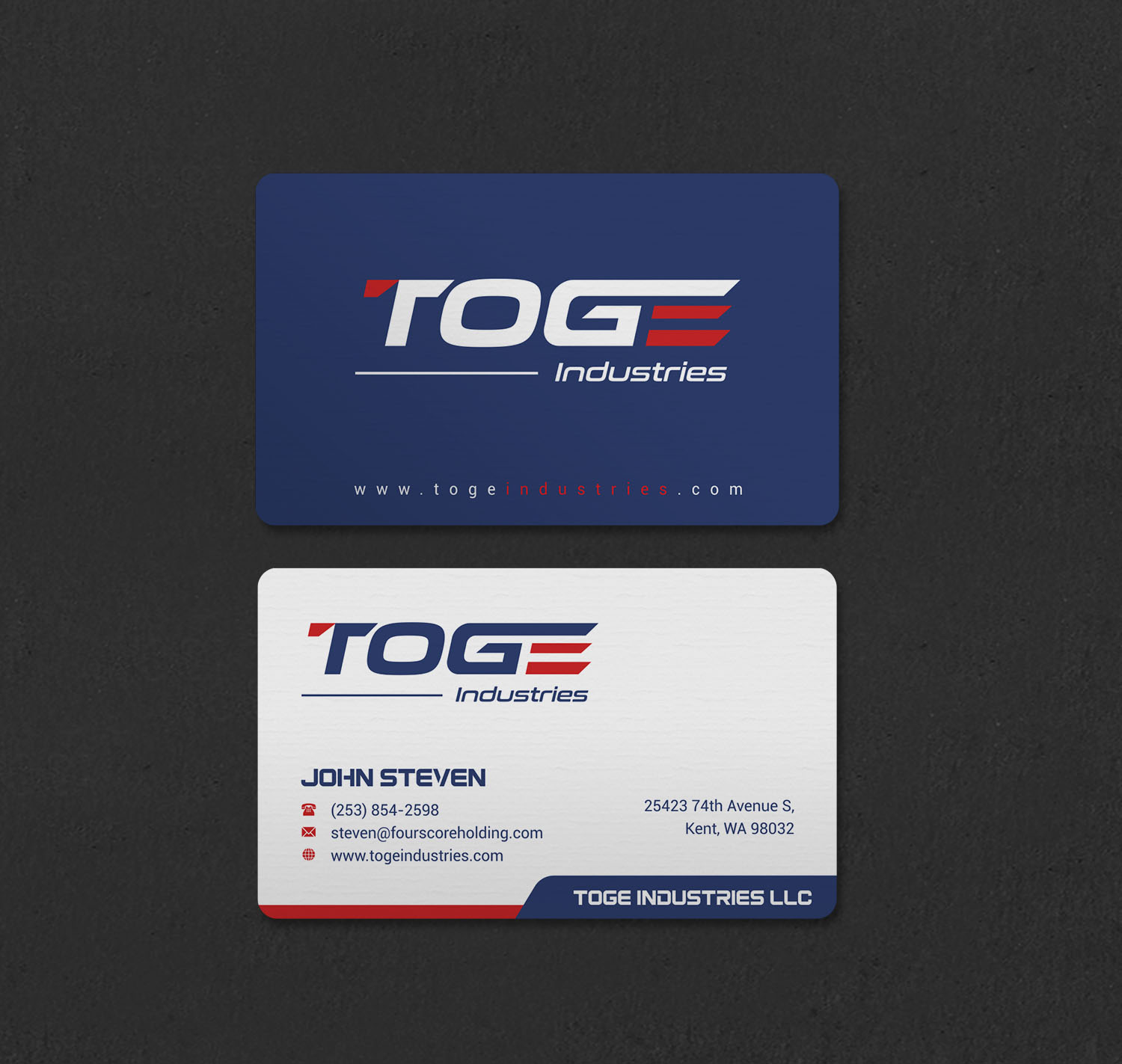 Business Card Design by INDIAN_Ashok for Fourscore Holding Inc | Design #30169209