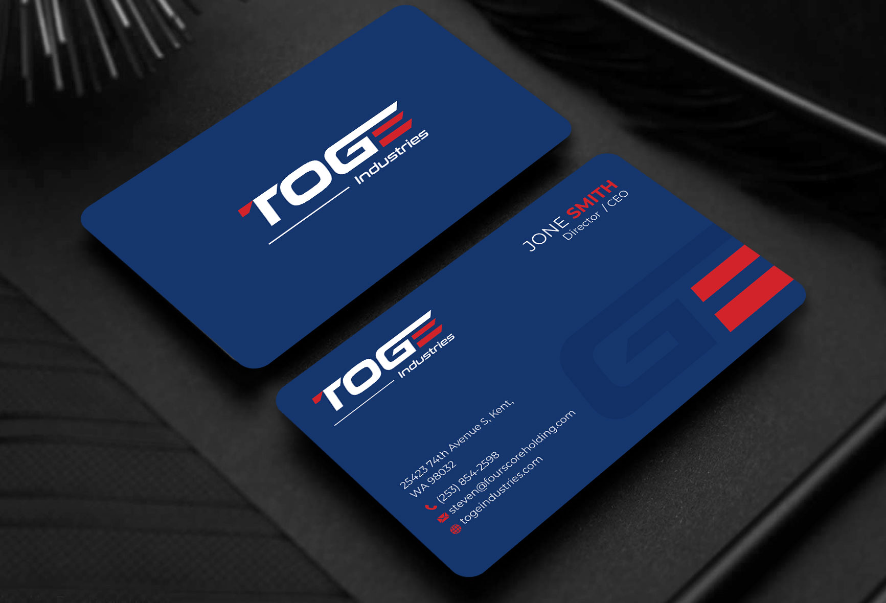 Business Card Design by artbitin for Fourscore Holding Inc | Design #30167222