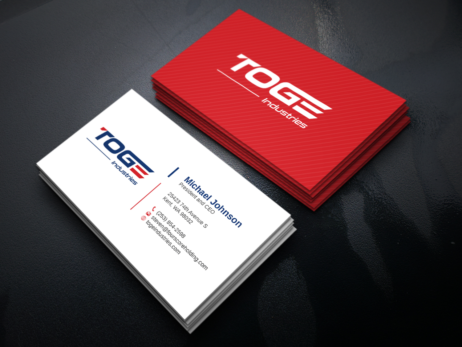 Business Card Design by DesignsTRIBE for Fourscore Holding Inc | Design #30174673