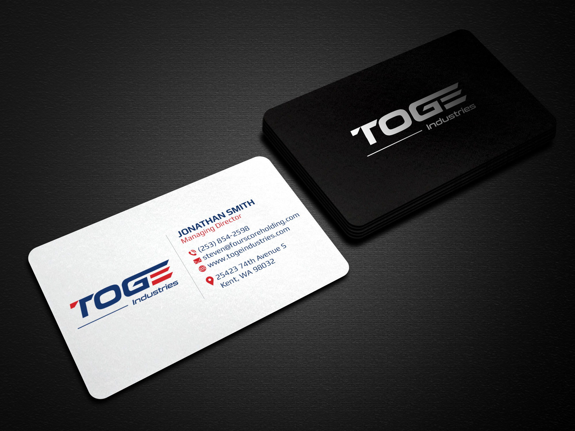 Business Card Design by Creations Box 2015 for Fourscore Holding Inc | Design #30160114