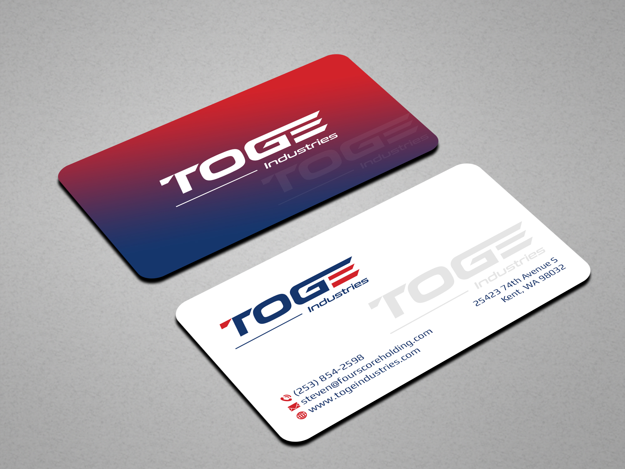 Business Card Design by Creations Box 2015 for Fourscore Holding Inc | Design #30160116