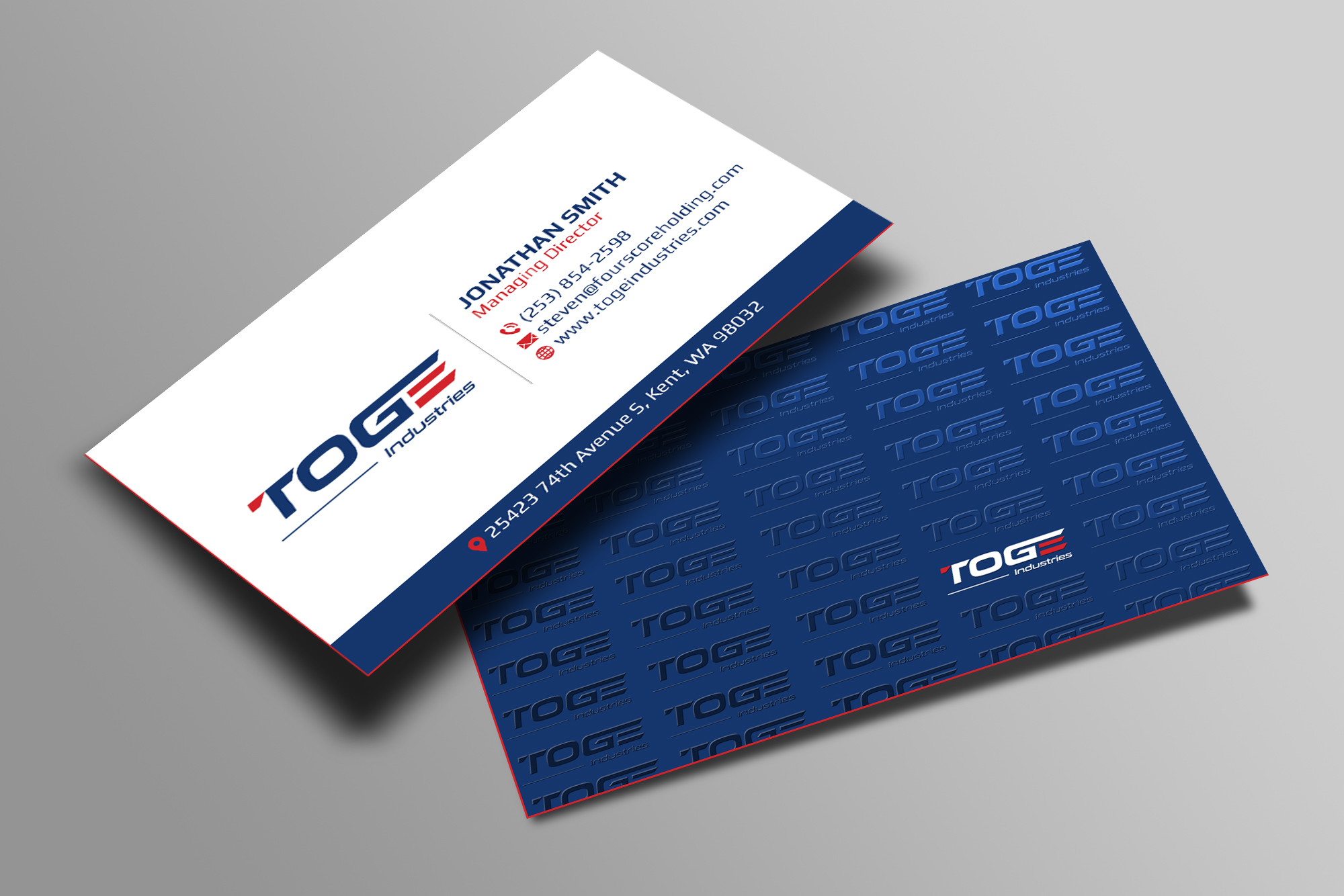 Business Card Design by Creations Box 2015 for Fourscore Holding Inc | Design #30160118