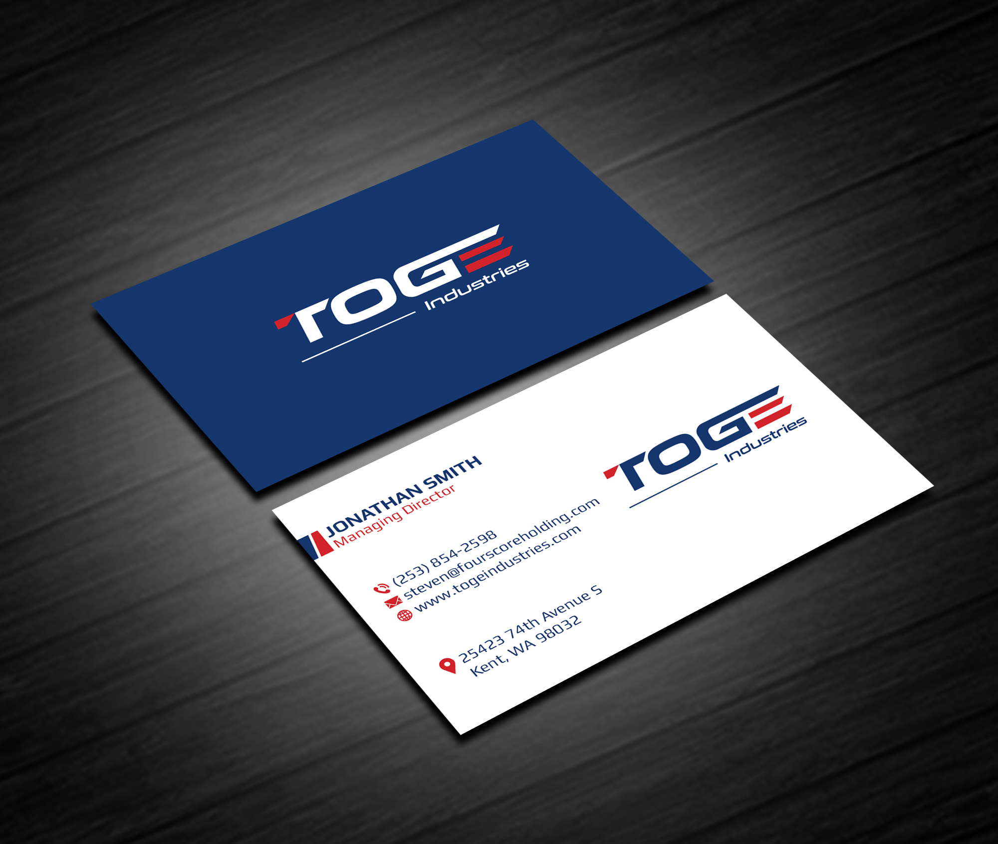 Business Card Design by Creations Box 2015 for Fourscore Holding Inc | Design #30160126