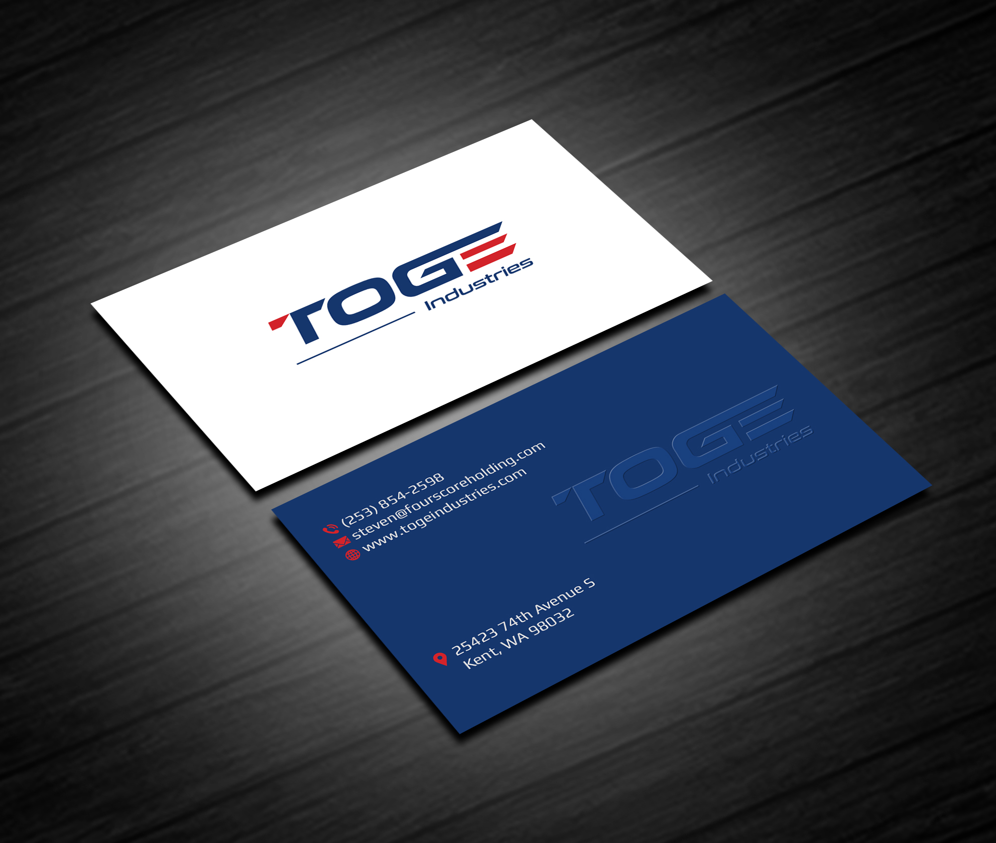 Business Card Design by Creations Box 2015 for Fourscore Holding Inc | Design #30160127