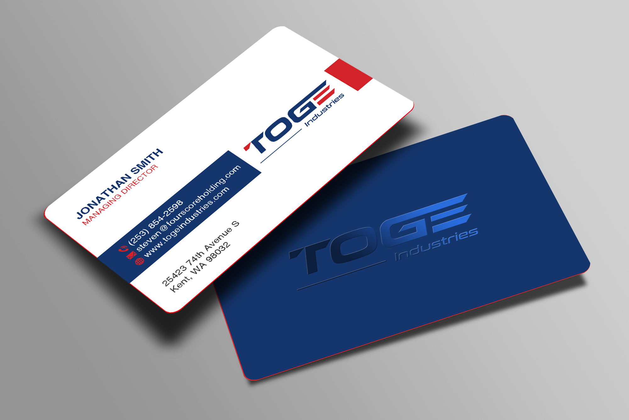 Business Card Design by Creations Box 2015 for Fourscore Holding Inc | Design #30160129