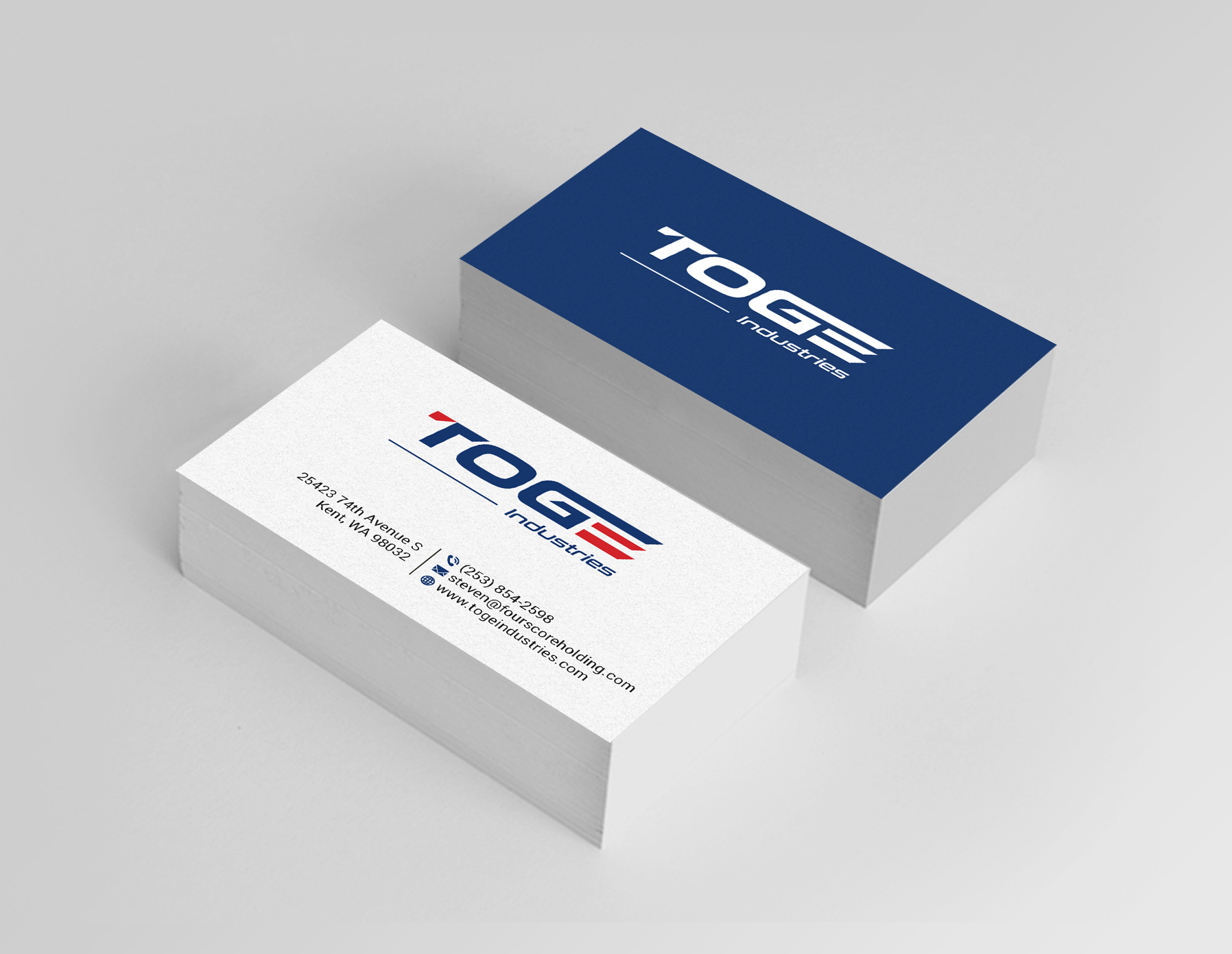 Business Card Design by Creations Box 2015 for Fourscore Holding Inc | Design #30160130