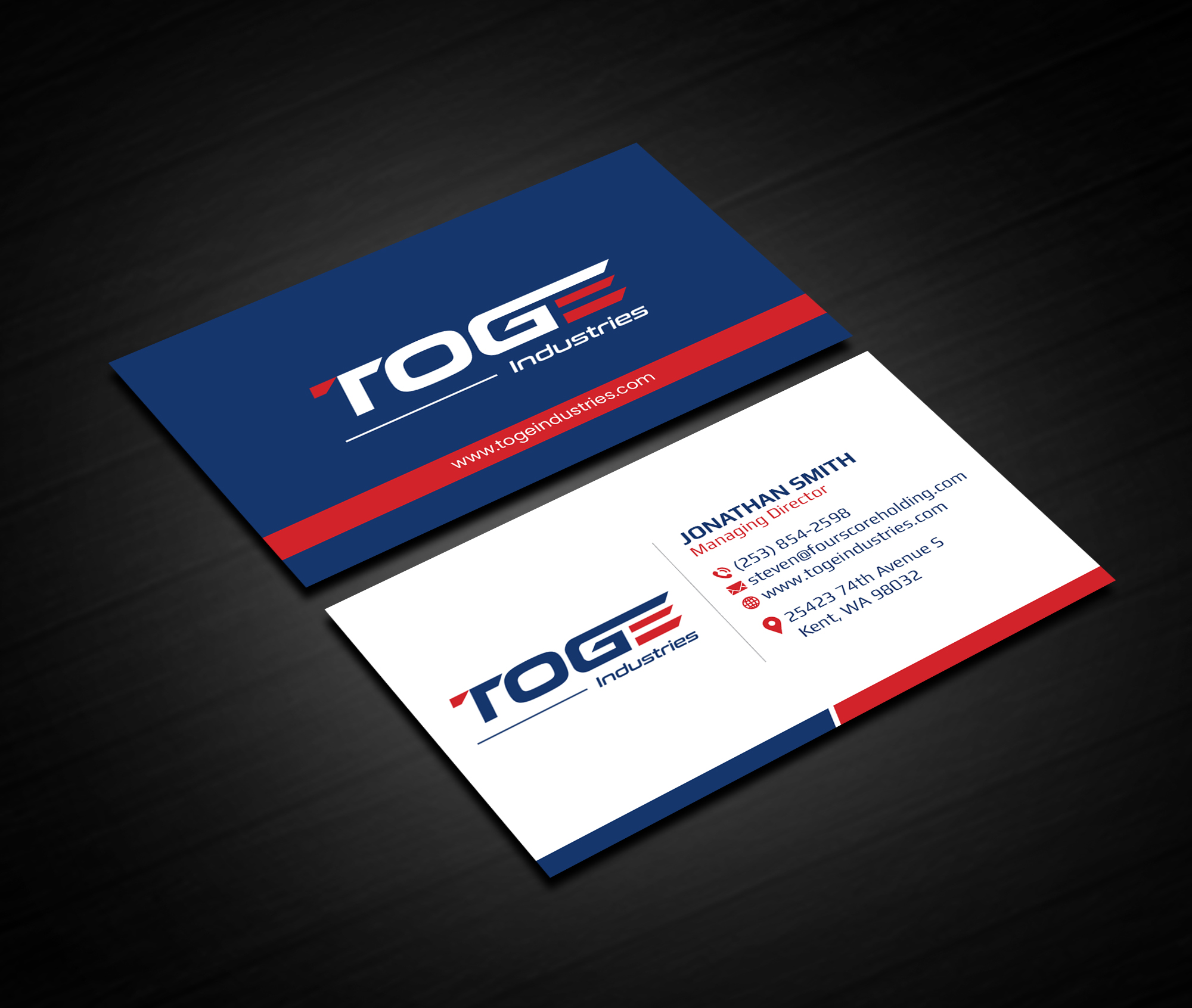 Business Card Design by Creations Box 2015 for Fourscore Holding Inc | Design #30163067