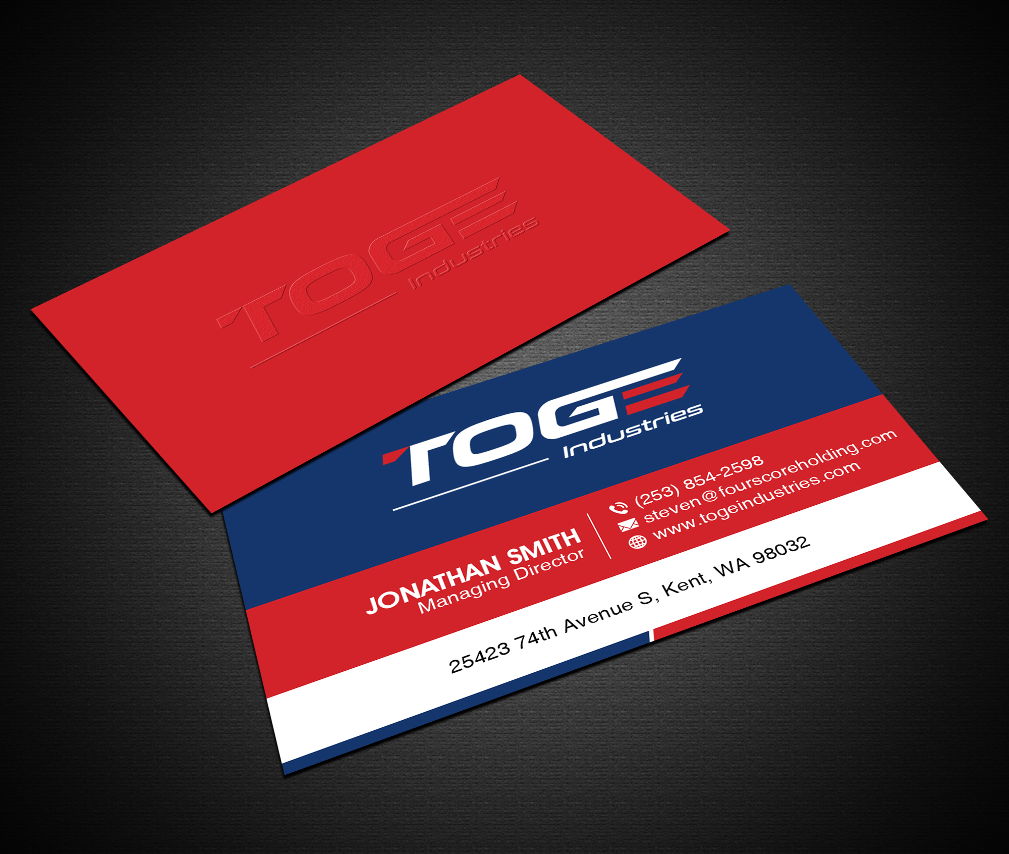 Diseño de Tarjeta de Presentación por Creations Box 2015 para Fourscore Holding Inc | Diseño #30163074