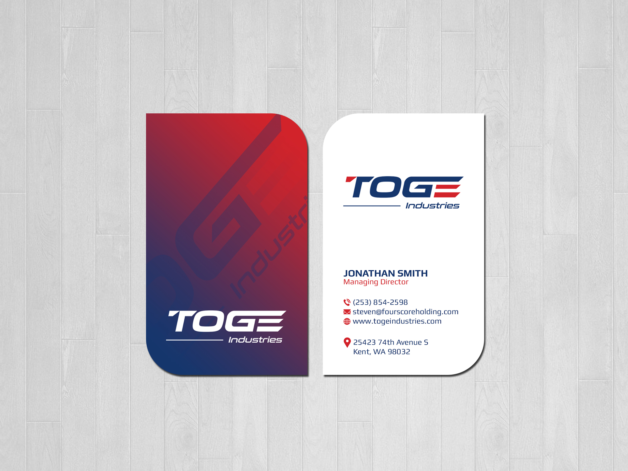 Diseño de Tarjeta de Presentación por Creations Box 2015 para Fourscore Holding Inc | Diseño #30163078